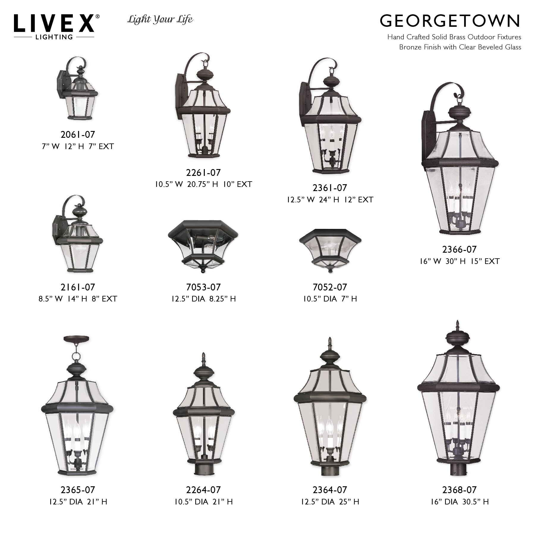 Livex Lighting 2361-07 Outdoor-Wall-Lighting - View #7