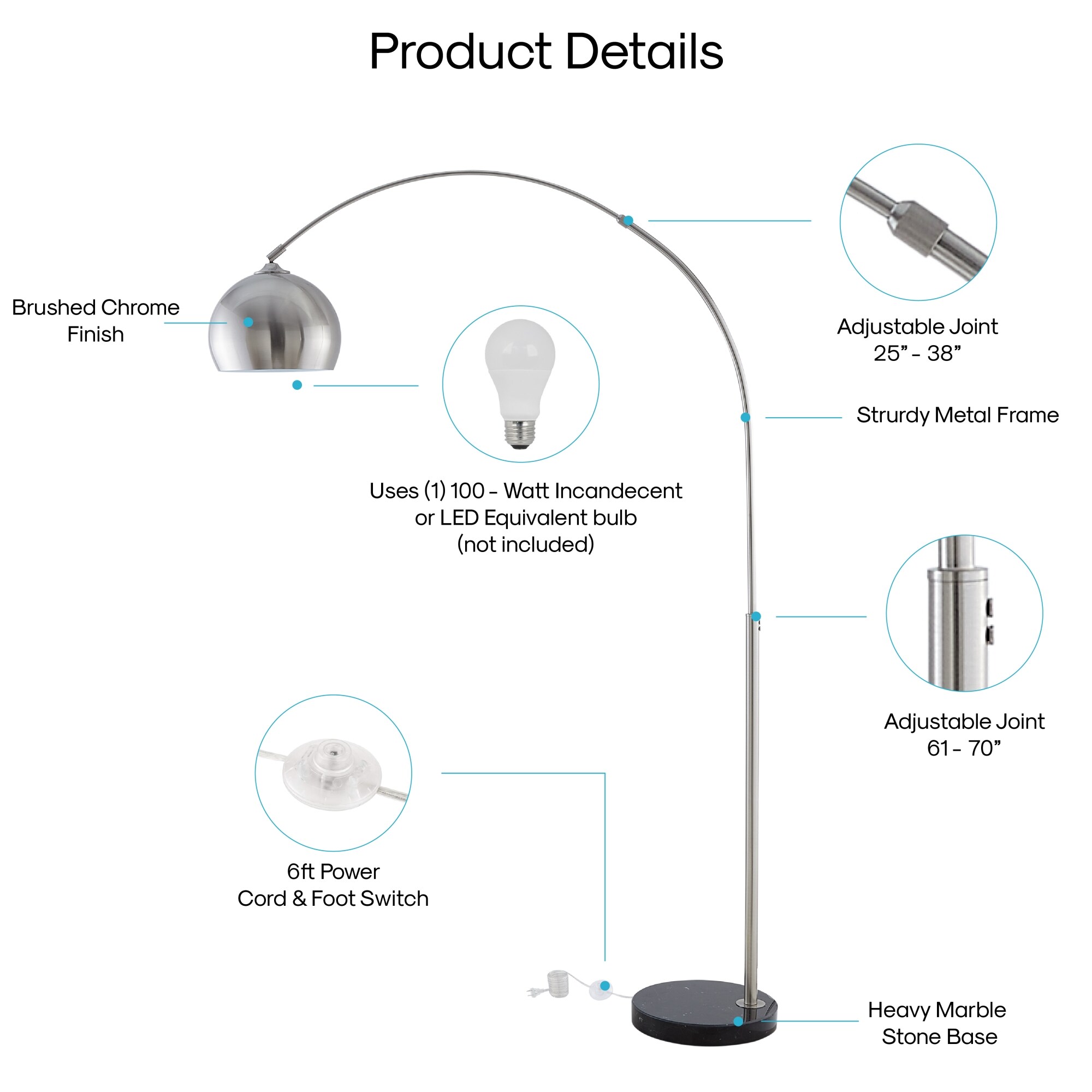 Inspired Home LA451-24STS-LS floorlamps - View #5
