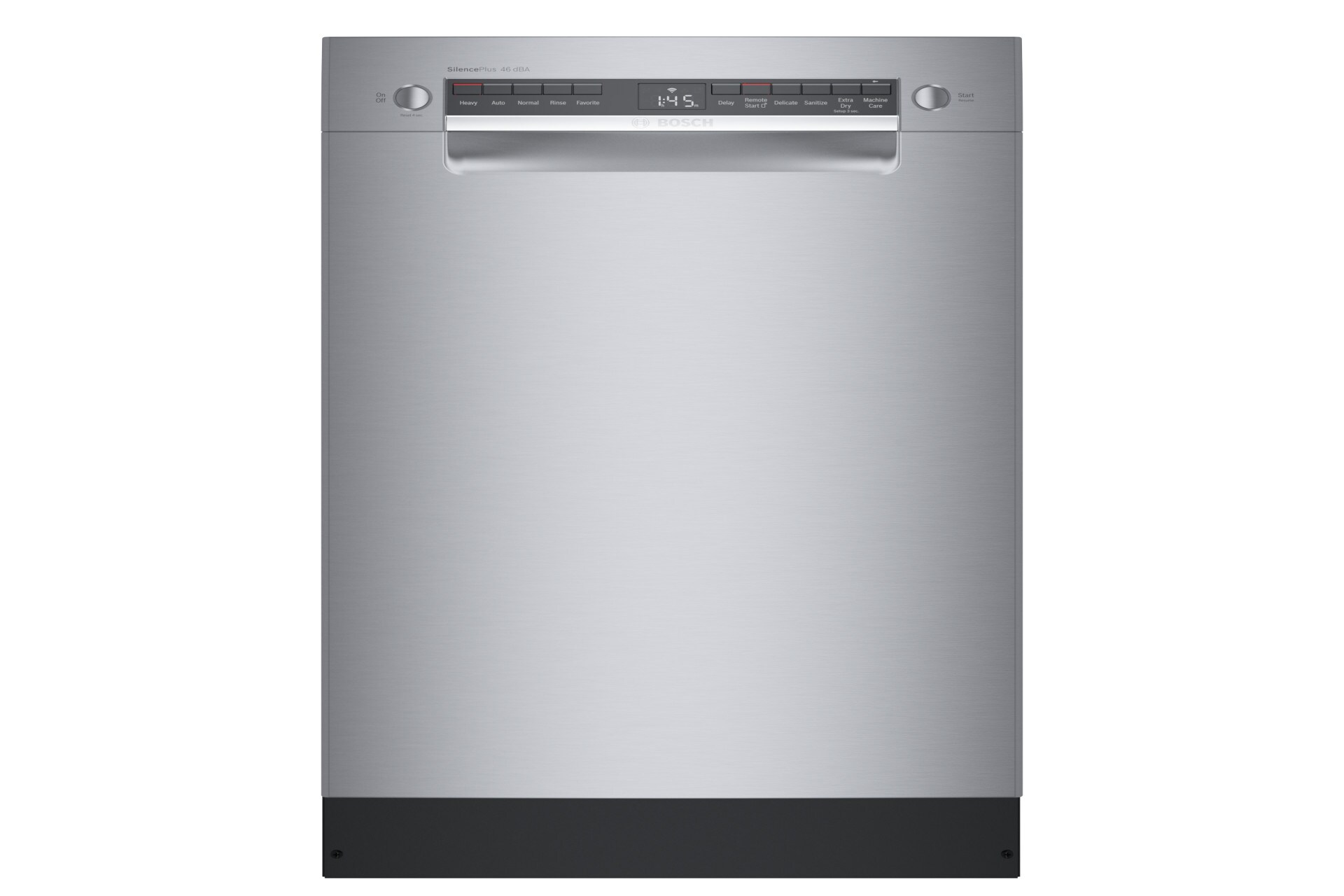 Bosch 300 Series Front Control 18-in Built-In Dishwasher (Stainless Steel) ENERGY STAR, 46-dBA | SPE53B55UC