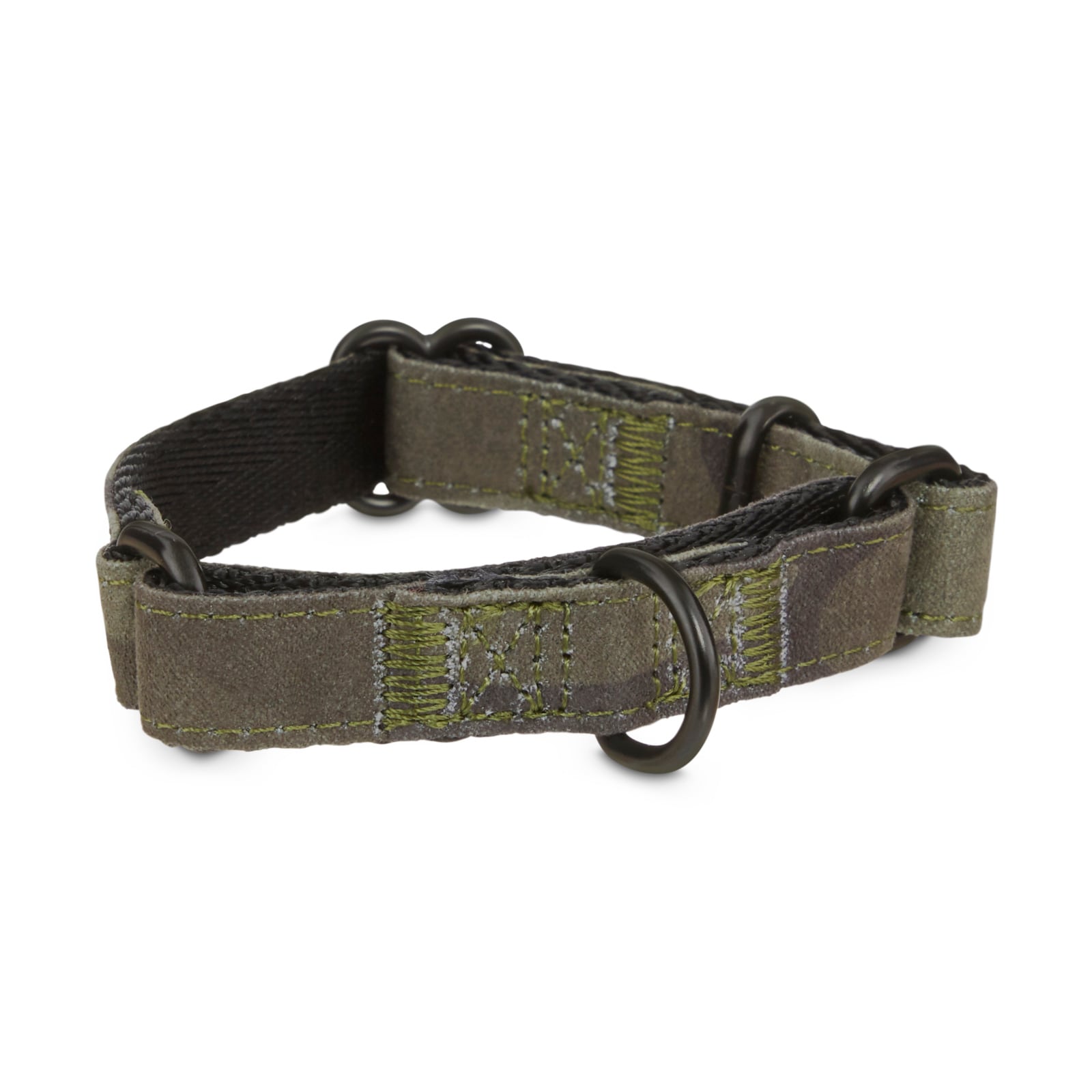 Good 2 Go Good2Go Green Camo Microsuede Martingale Dog Collar X