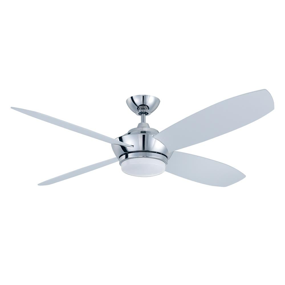 Kendal Lighting AC18652-PN 52-in Polished Nickel Indoor Ceiling Fan with Light and Remote (4-Blade)