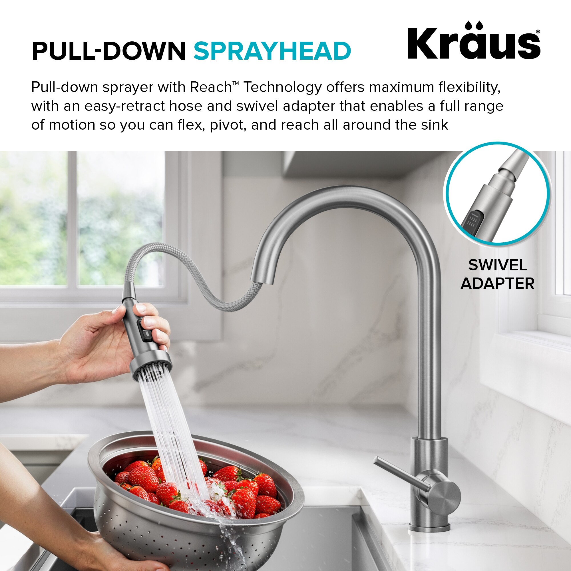 Kraus KPF-1616MB Kitchen-Faucets - View #7