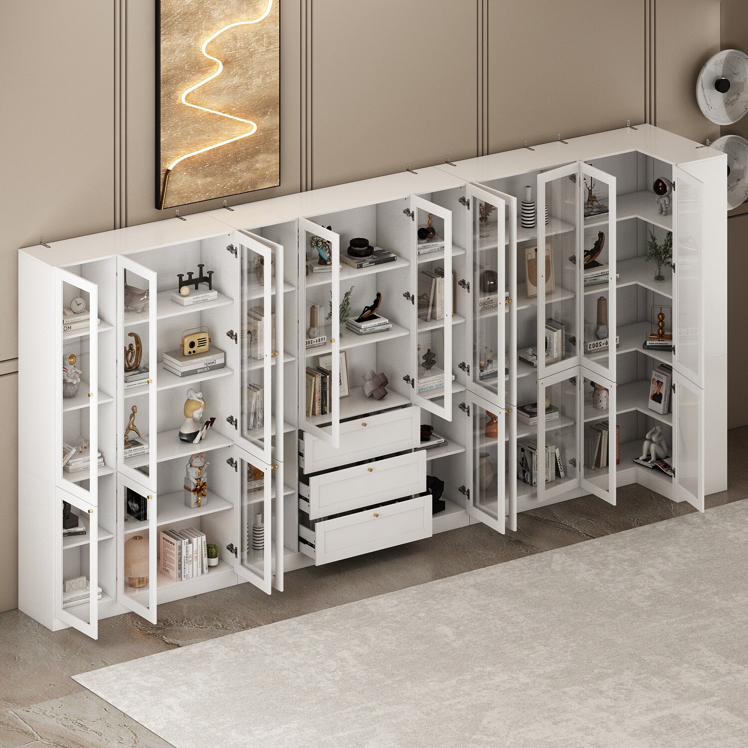 FUFU&GAGA KF020399+400+401+421 bookcases - View #9