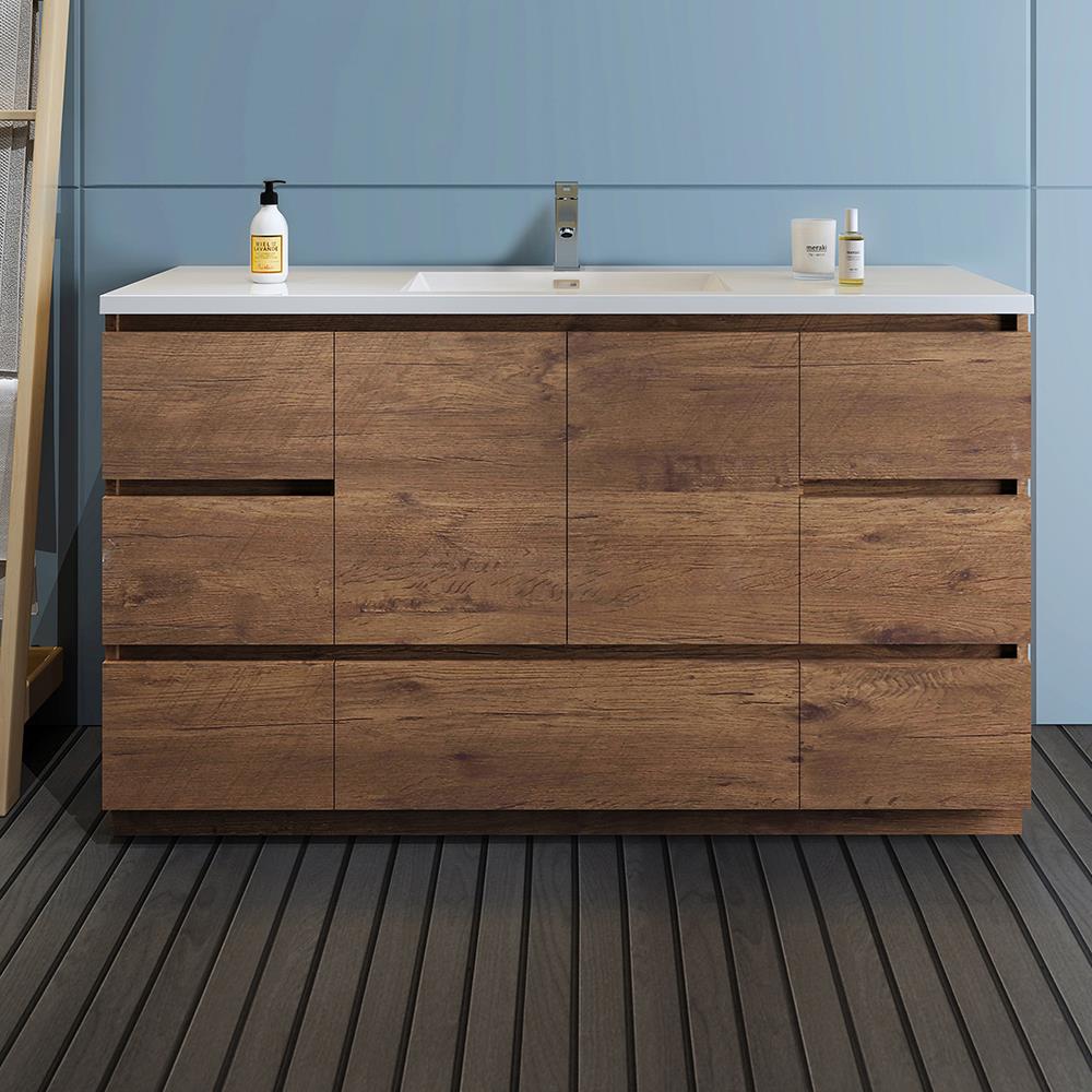 Fresca FCB9360RW-S-I Bath-Vanity-Combo - View #3