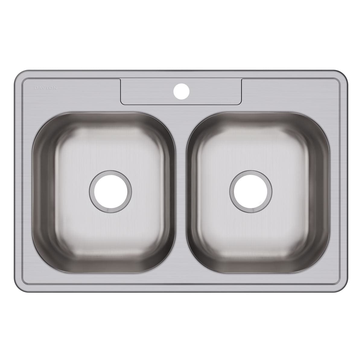 Elkay 33" x 22" Stainless Steel Double Bowl Drop-in Sink