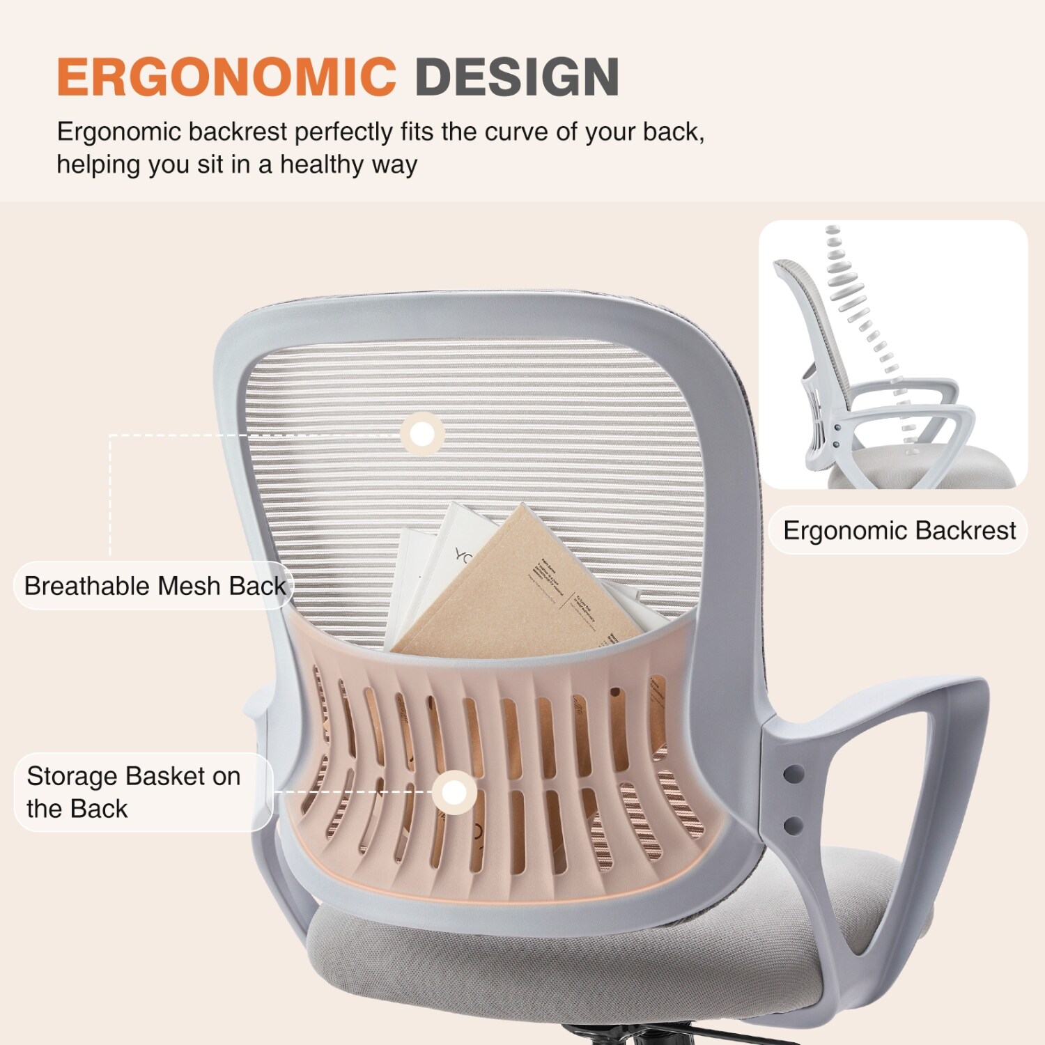 Wooakway FXLS0605-609B26 Office-Chairs - View #5