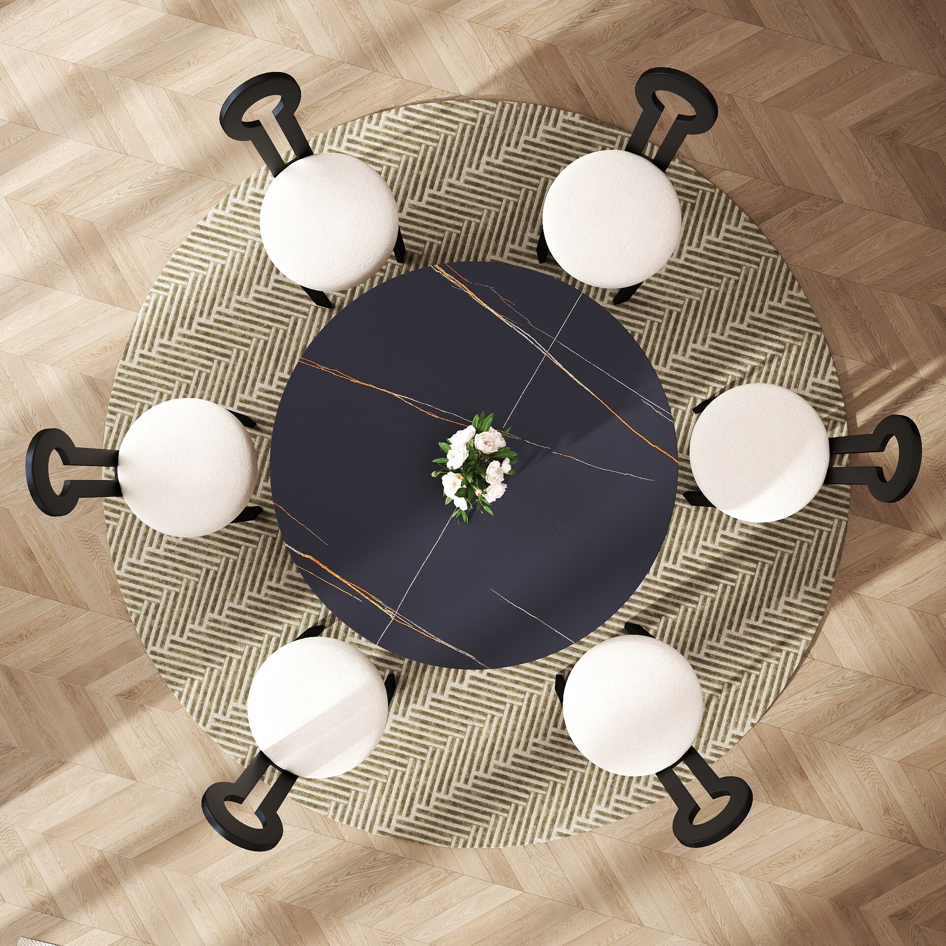 BuotiqHom DH-AT-135B-9B Dining-Tables - View #6