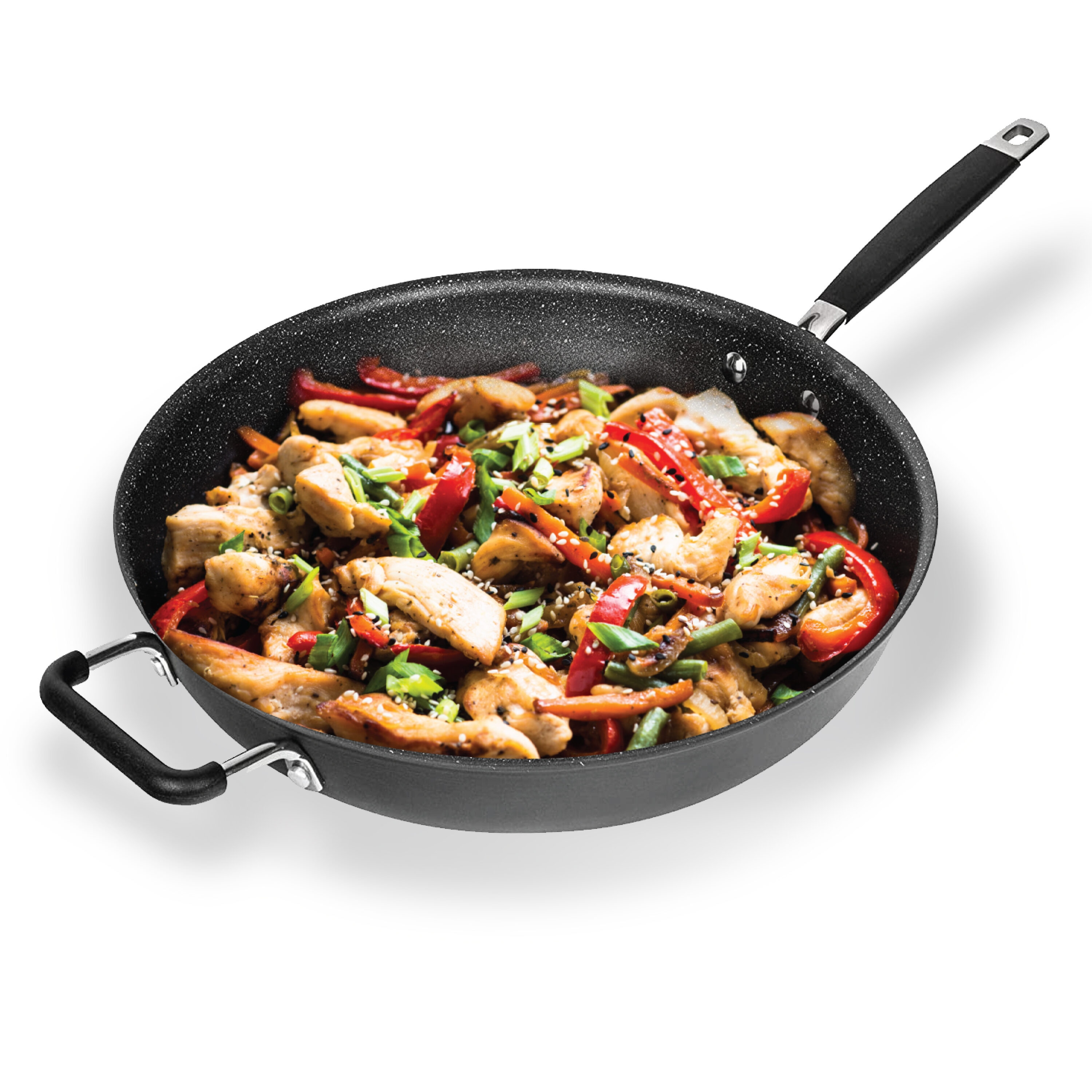 Granitestone Armor Max 12'' Hard Anodized Ultra Durable Nonstick Fry Pan,  Oven & Dishwasher Safe & Reviews