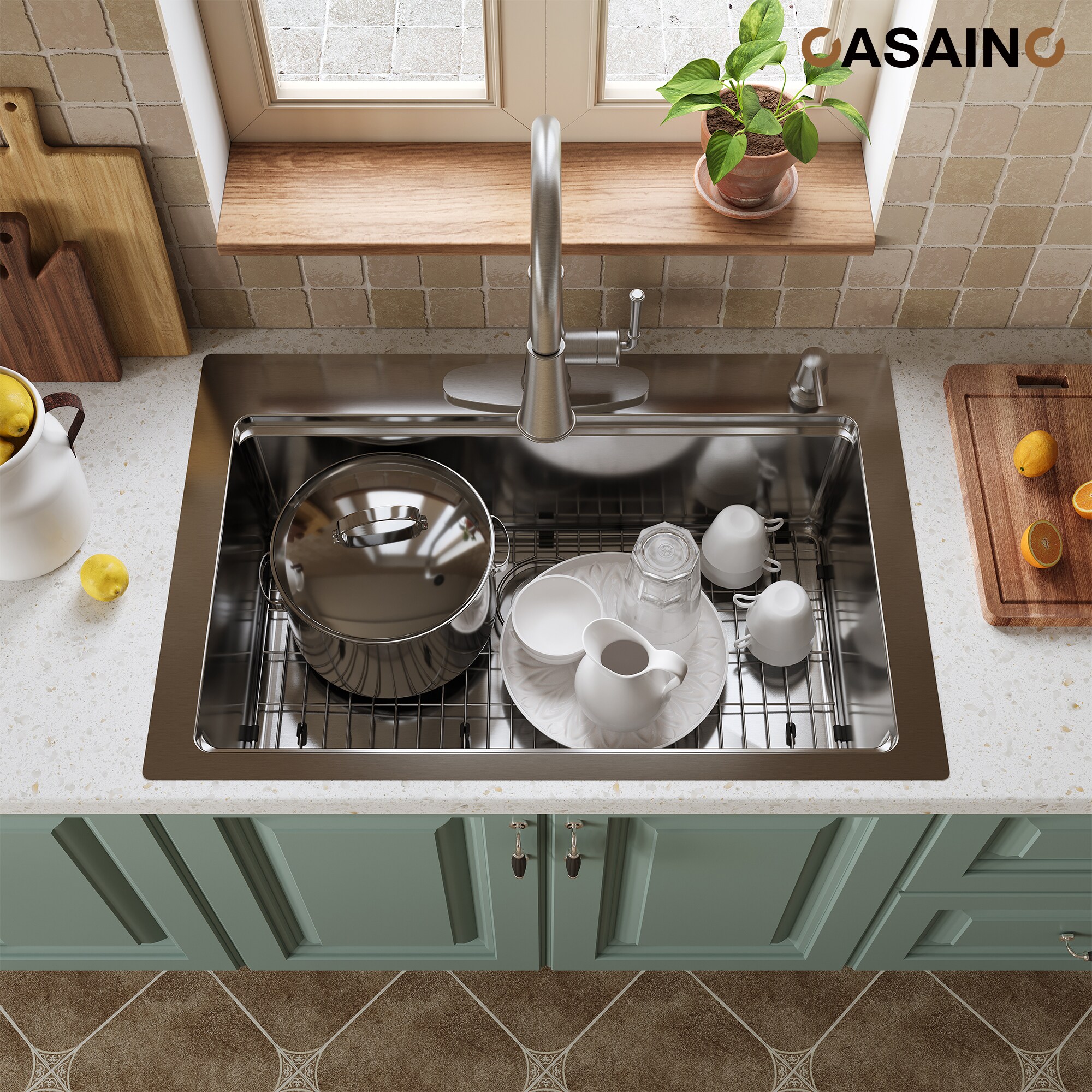 CASAINC KCSC0002-T3322S Kitchen-Sinks - View #2