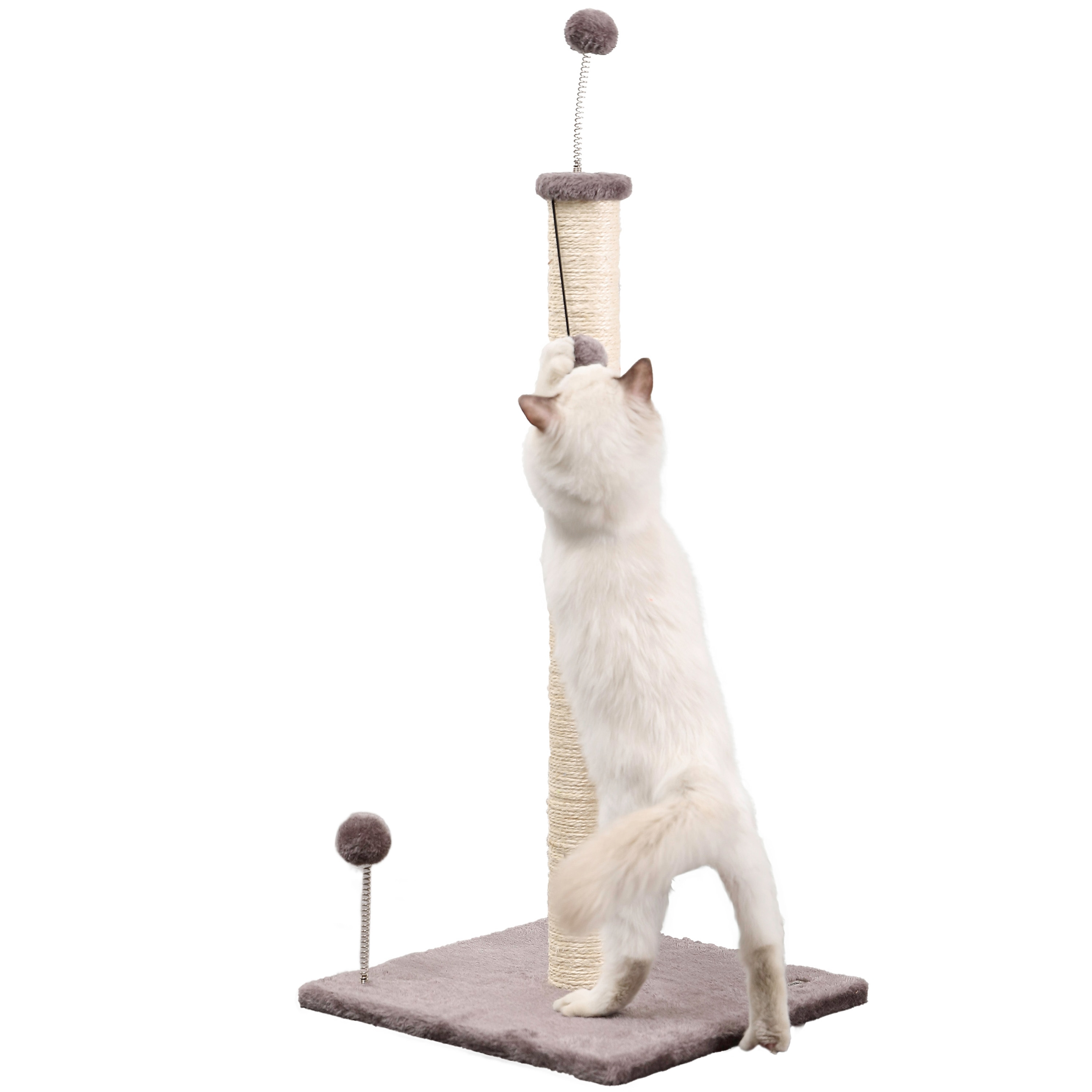 The Licker Store CTR1010A 38-in x 15.5-in Off-white Cat Tree