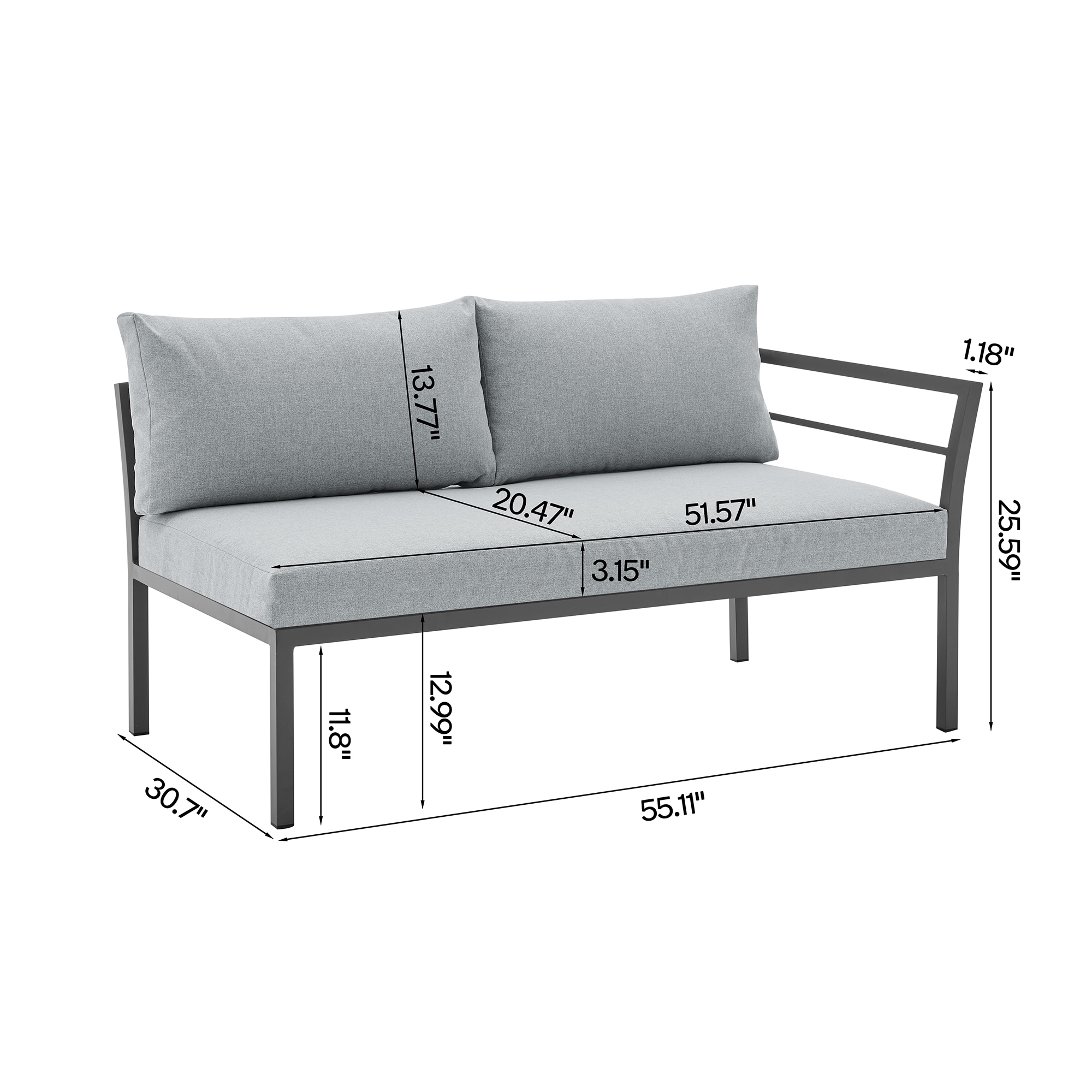 Manhattan Comfort OD-CV026-GY Patio-Conversation-Sets - View #7