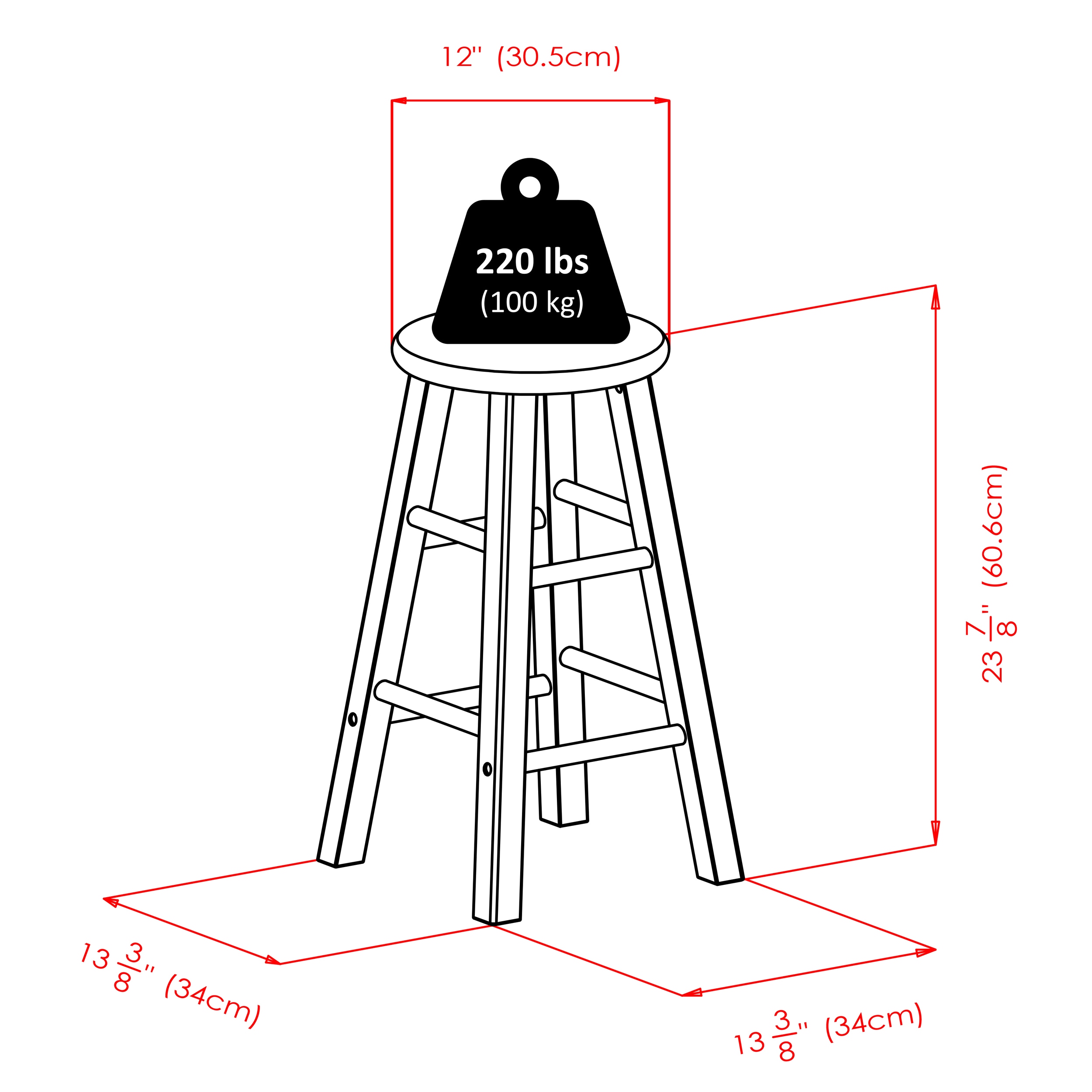 Winsome Wood 94274 stools - View #10