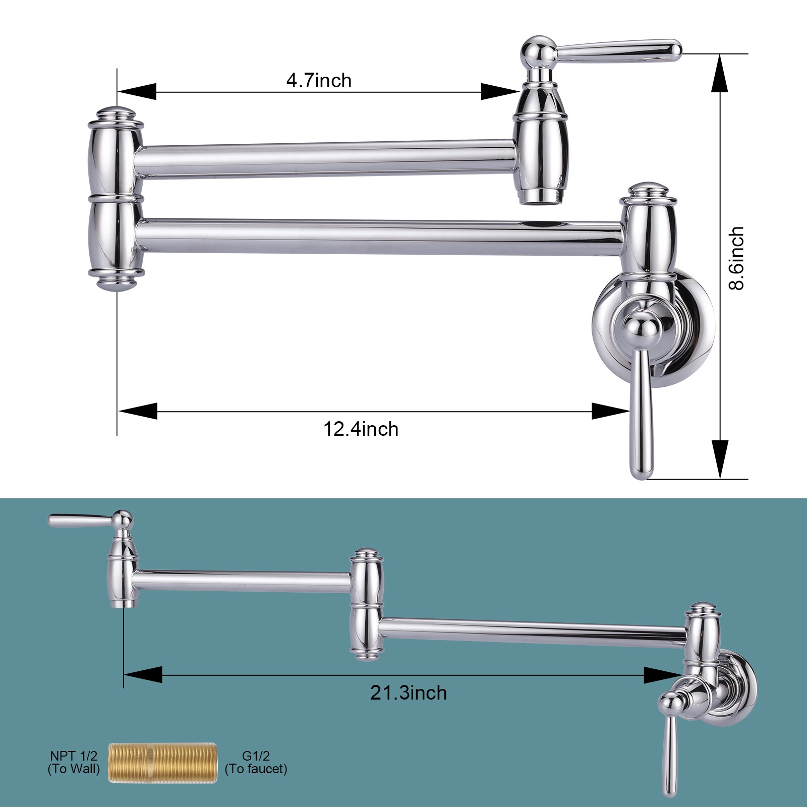 WOWOW 2314900C-LW Kitchen-Faucets - View #7
