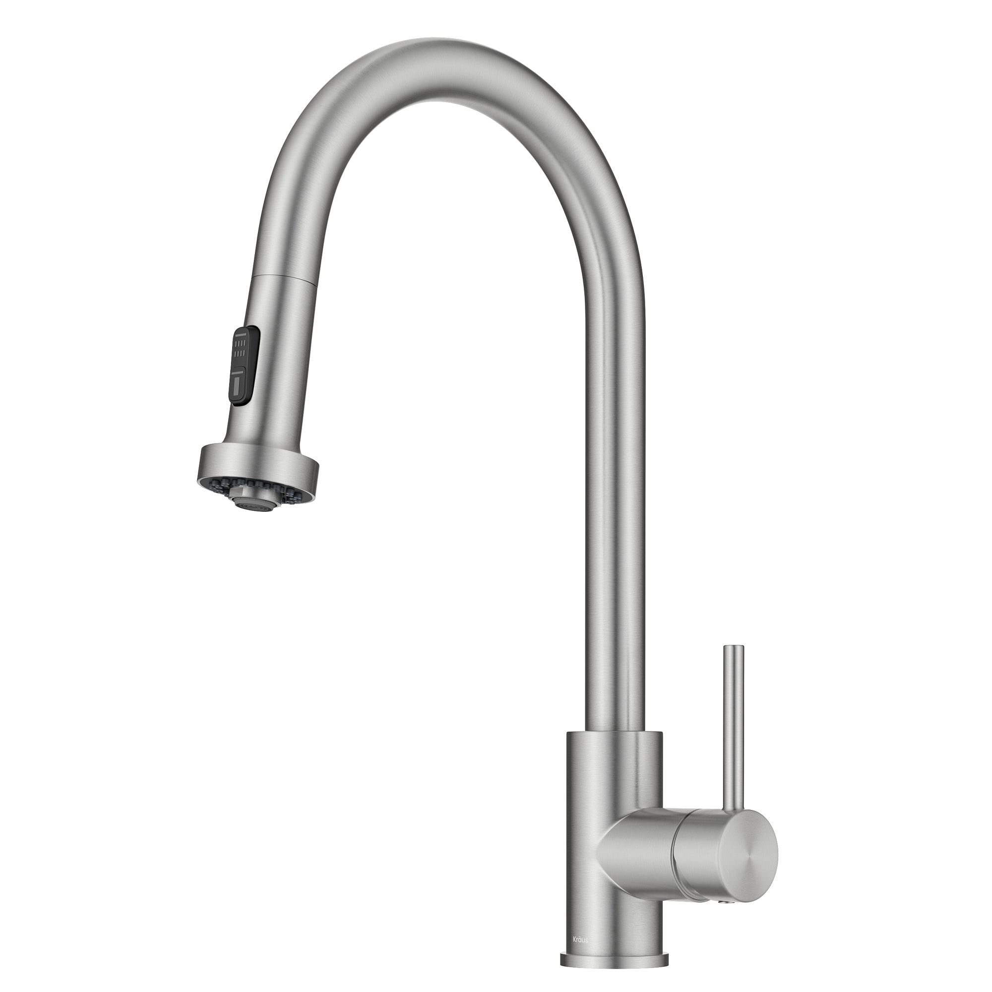 Stainless Steel Single Handle Pull Down Kitchen Faucet with Spray