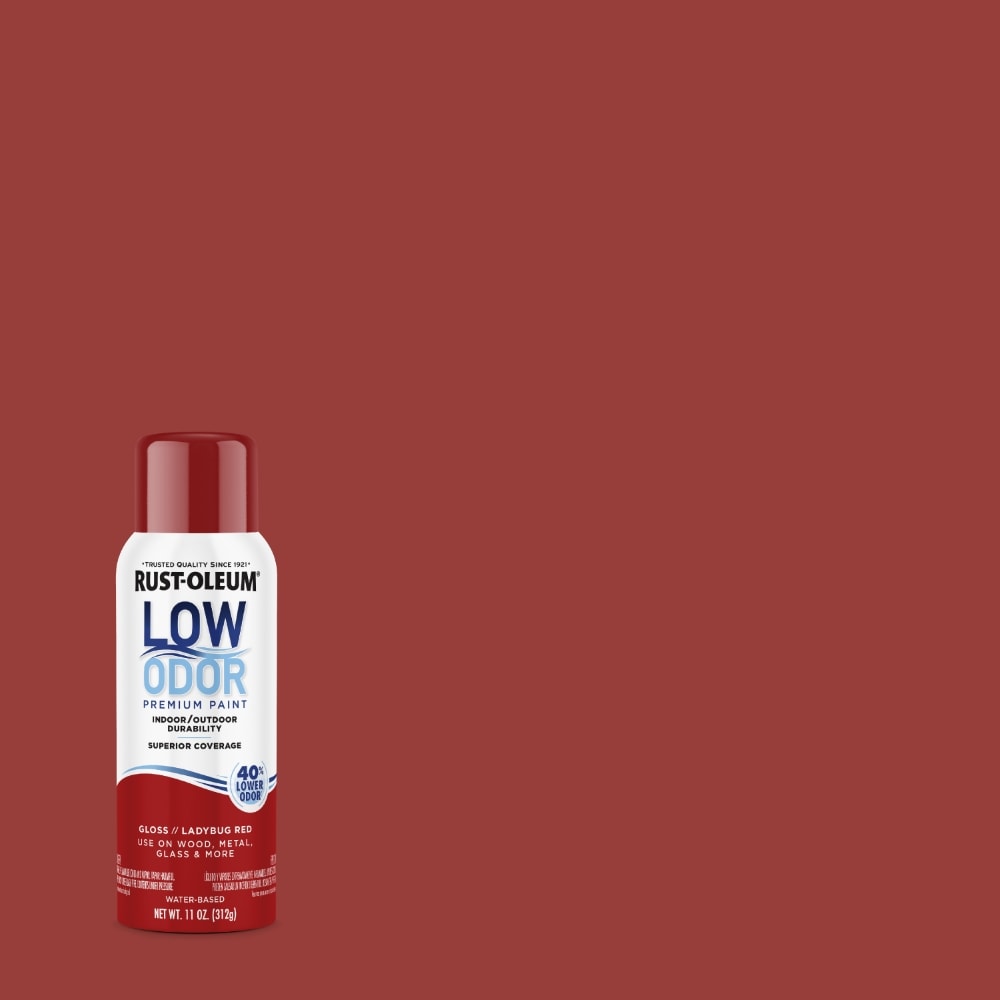 Rust-Oleum 388247 Low Odor Gloss Ladybug Red Spray paint ( NET WT. 1-oz )
