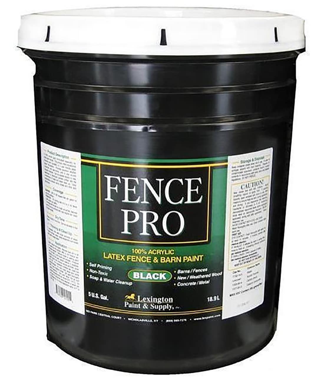 Galv-Pro Black Spray Paint Hi-Performance Enamel Color Match Glossy Acrylic  Touch-Up Aerosol Paint For Powder Coated Fence - 12 oz. Can (Black)