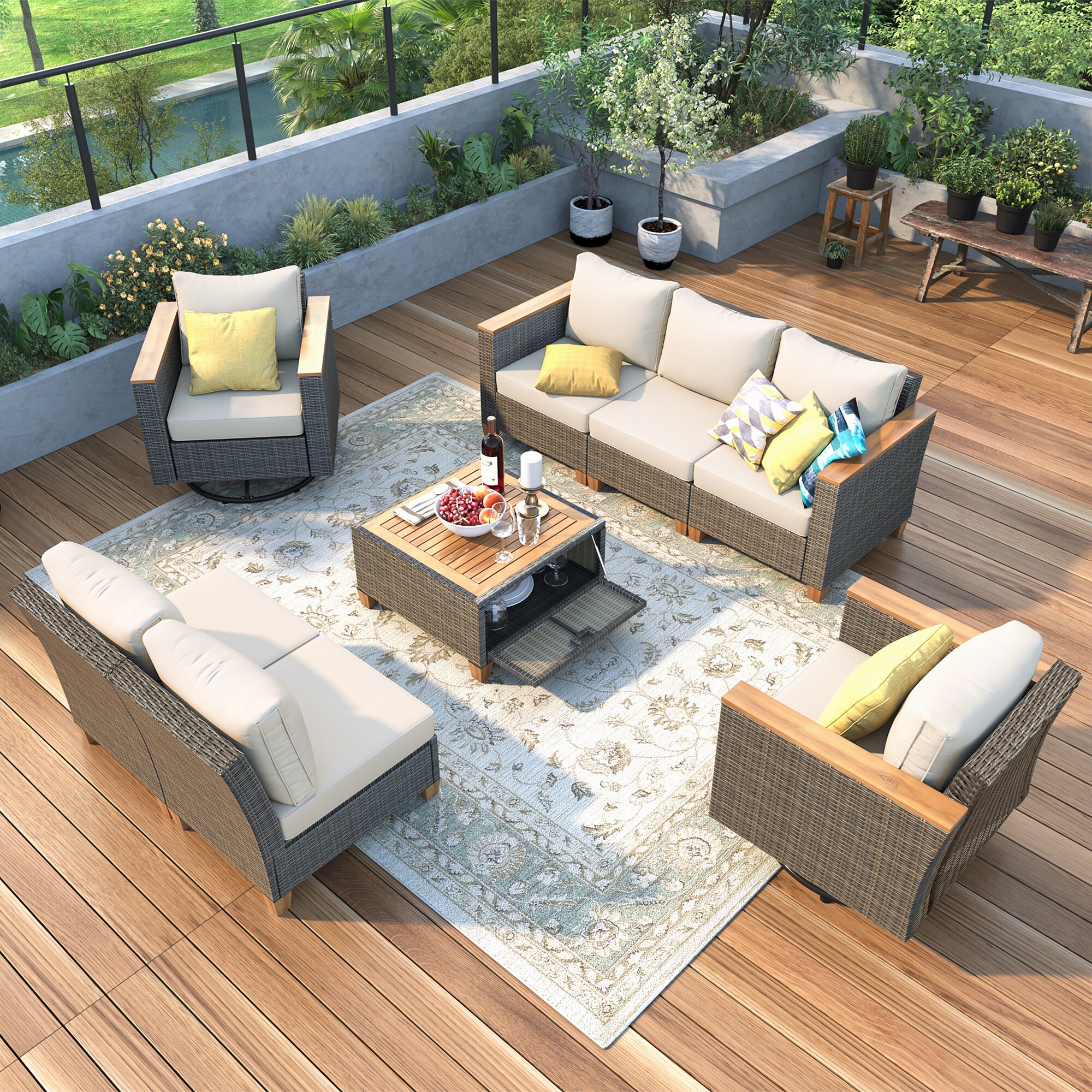 BABOOM BOM-000016Z-OR Patio-Conversation-Sets - View #11