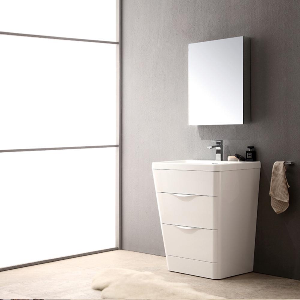 Fresca FCB8525WH-I Bath-Vanity-Combo - View #3