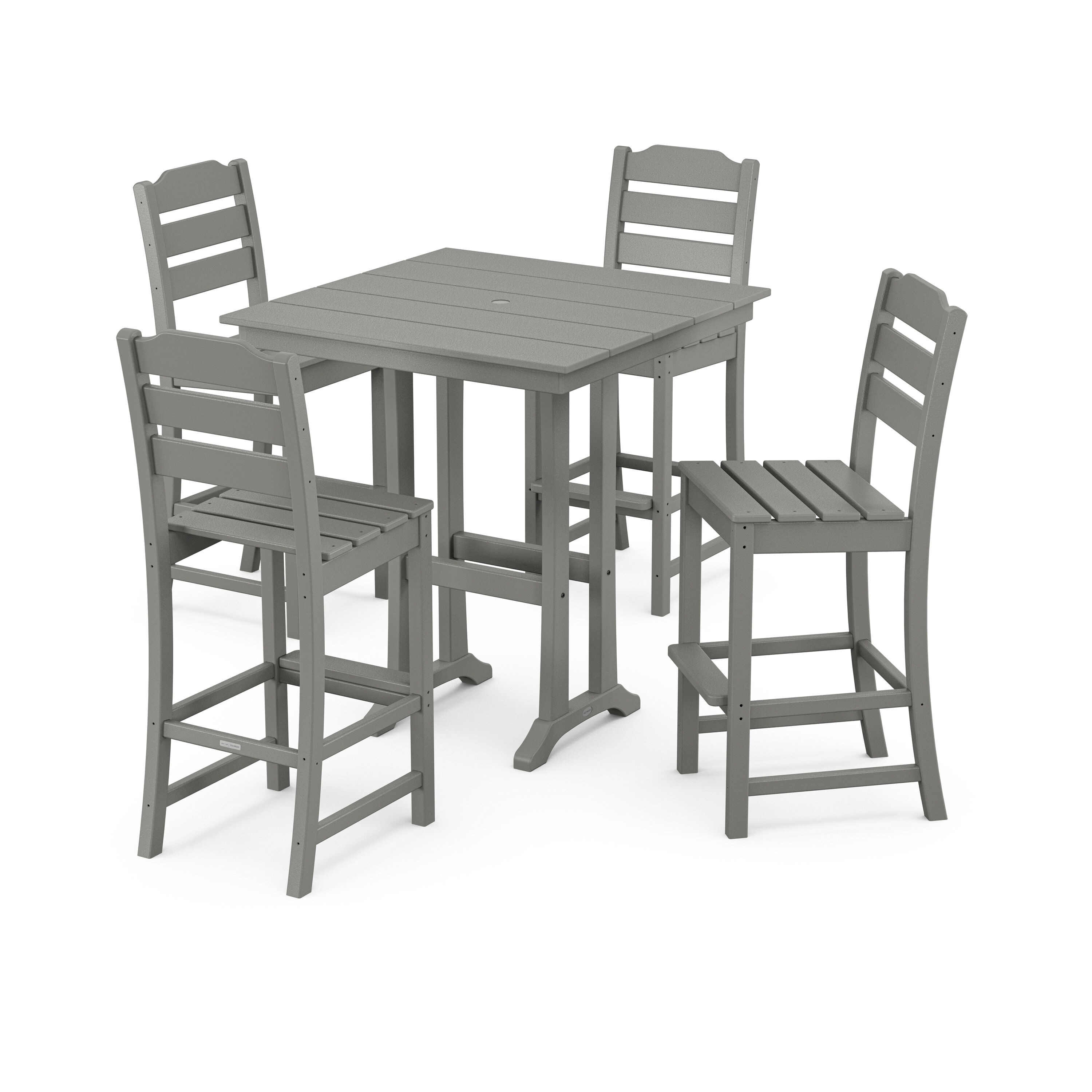 POLYWOOD PWS2538-1-GY Patio-Dining-Sets - View #2