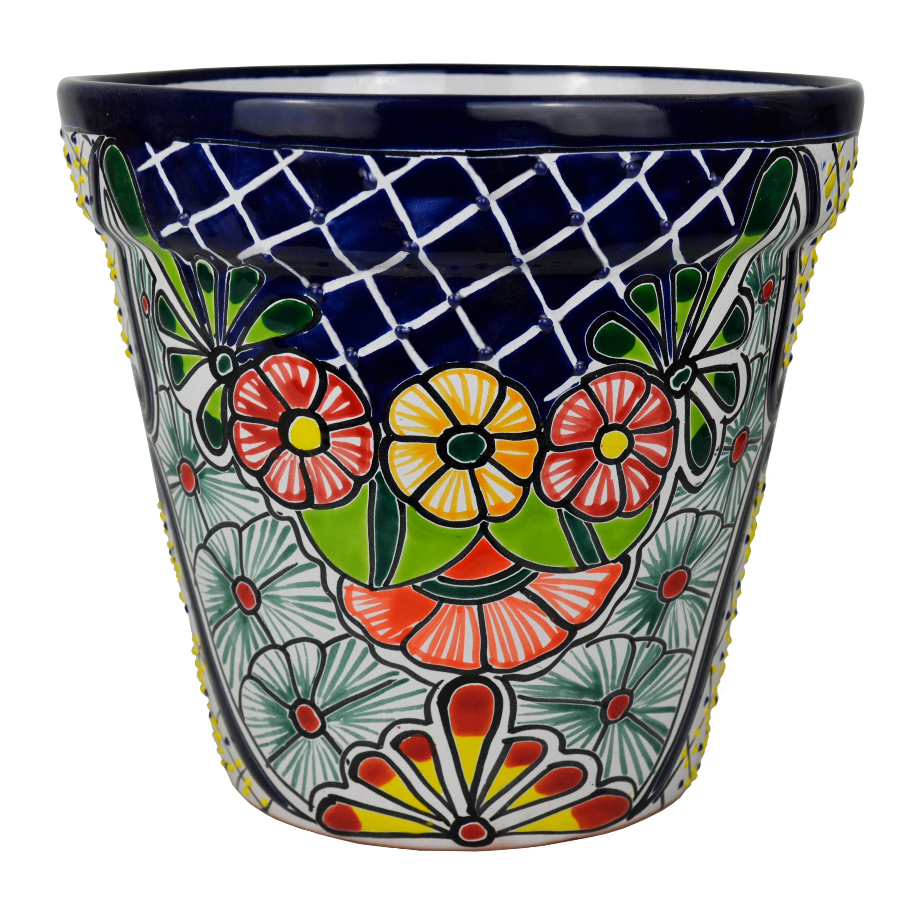 Style Selections KEN-200-M1 Cone 10-in W x 10-in H Multiple Colors/Finishes Clay Indoor/Outdoor Planter