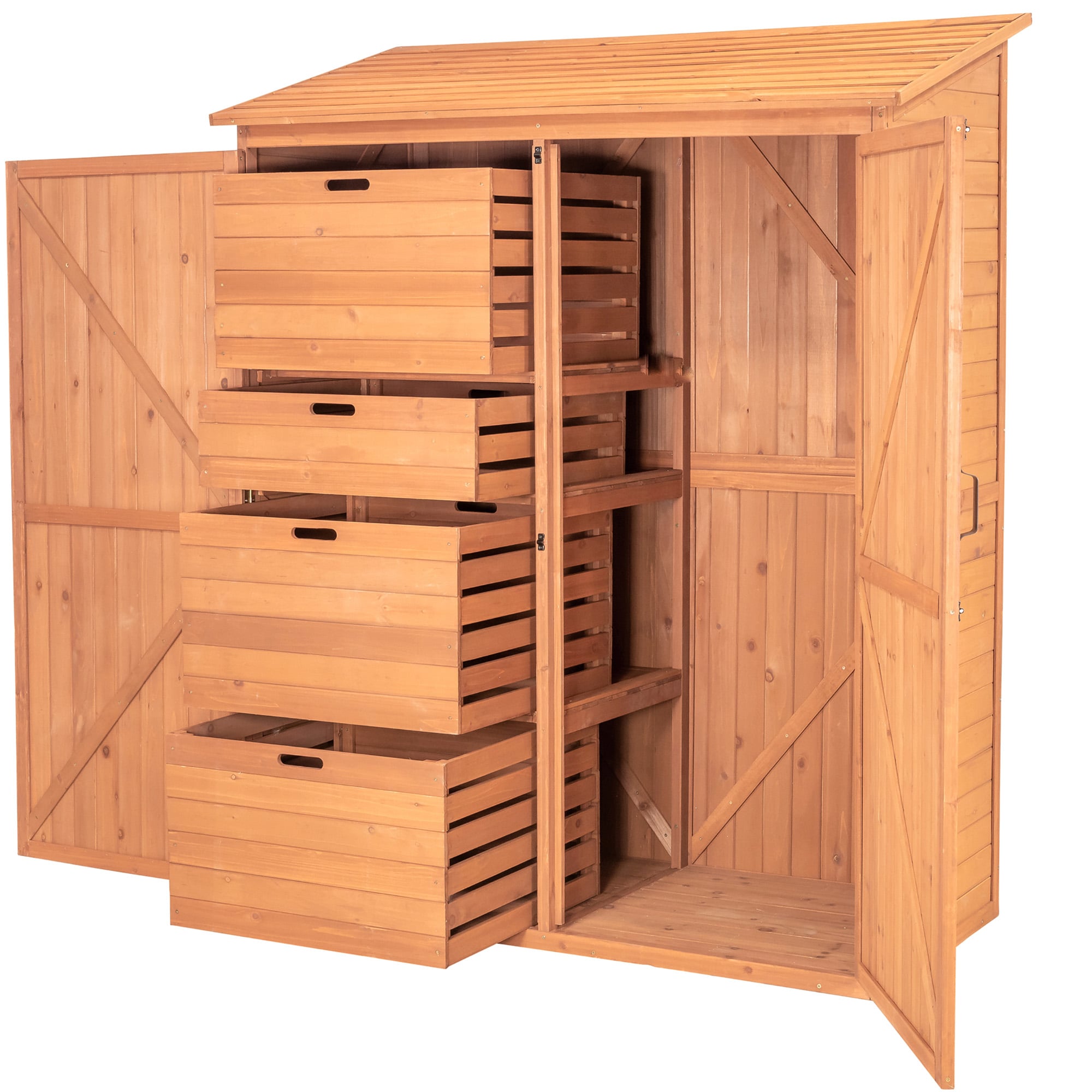 Leisure Season SPC5187 Wood-Storage-Buildings - View #5