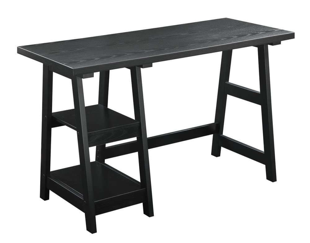 Convenience Concepts 090107 Designs2Go 47-in Black Modern/Contemporary Student Desk