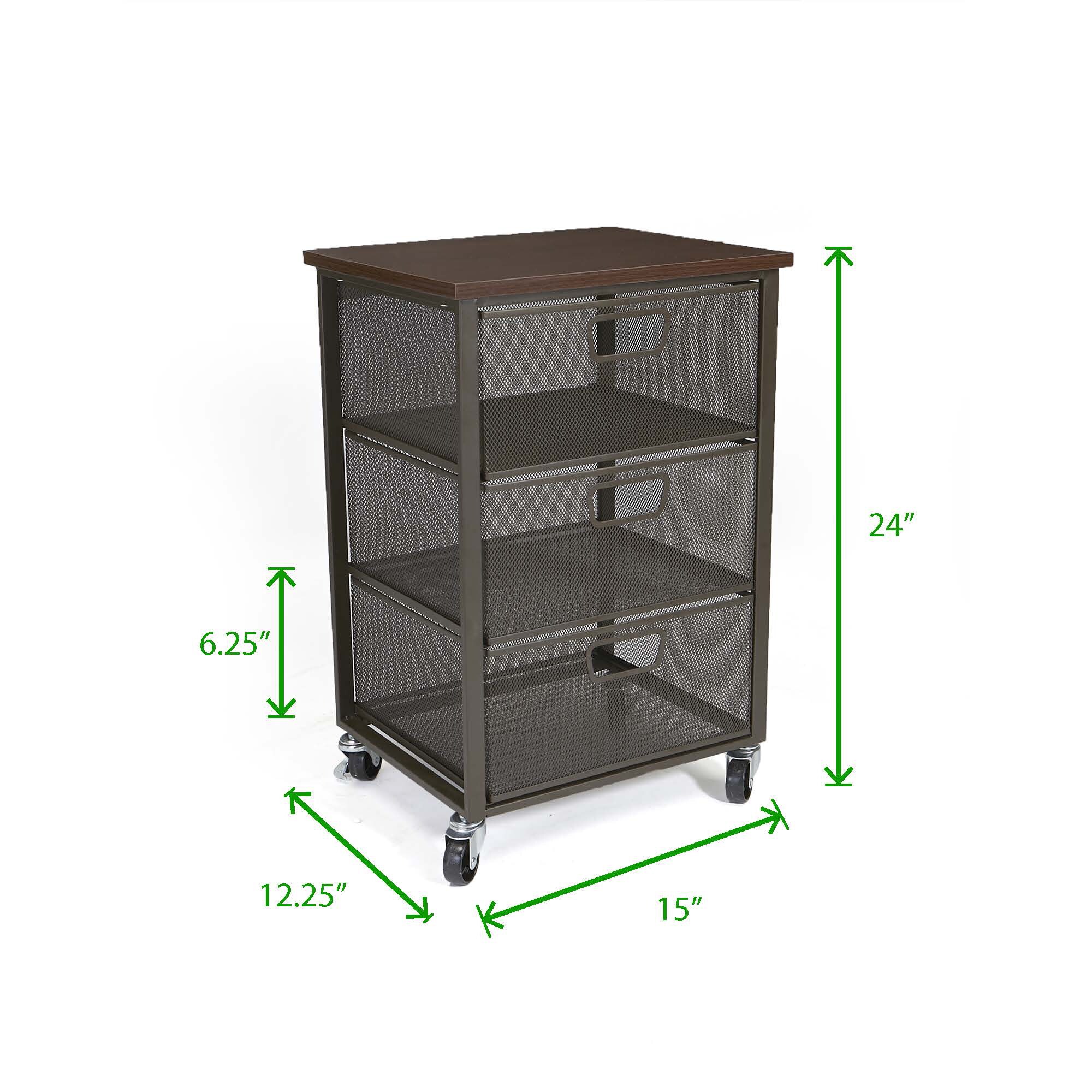 Portable Project Case, 3-Tier Venting Rolling Cart: Versatile Mobile  Storage