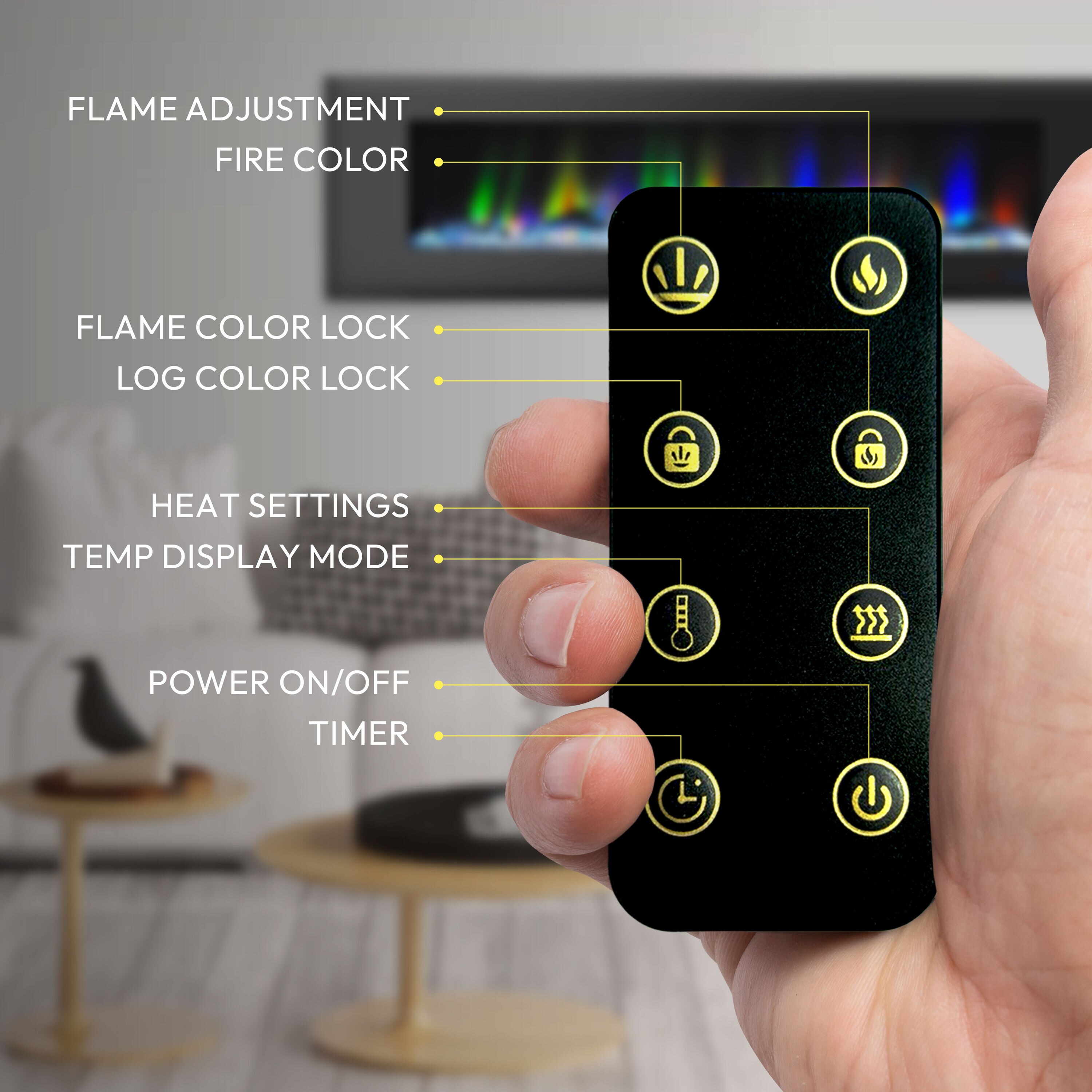 Cambridge CAM72WMEF-1BLK Electric-Fireplaces - View #3