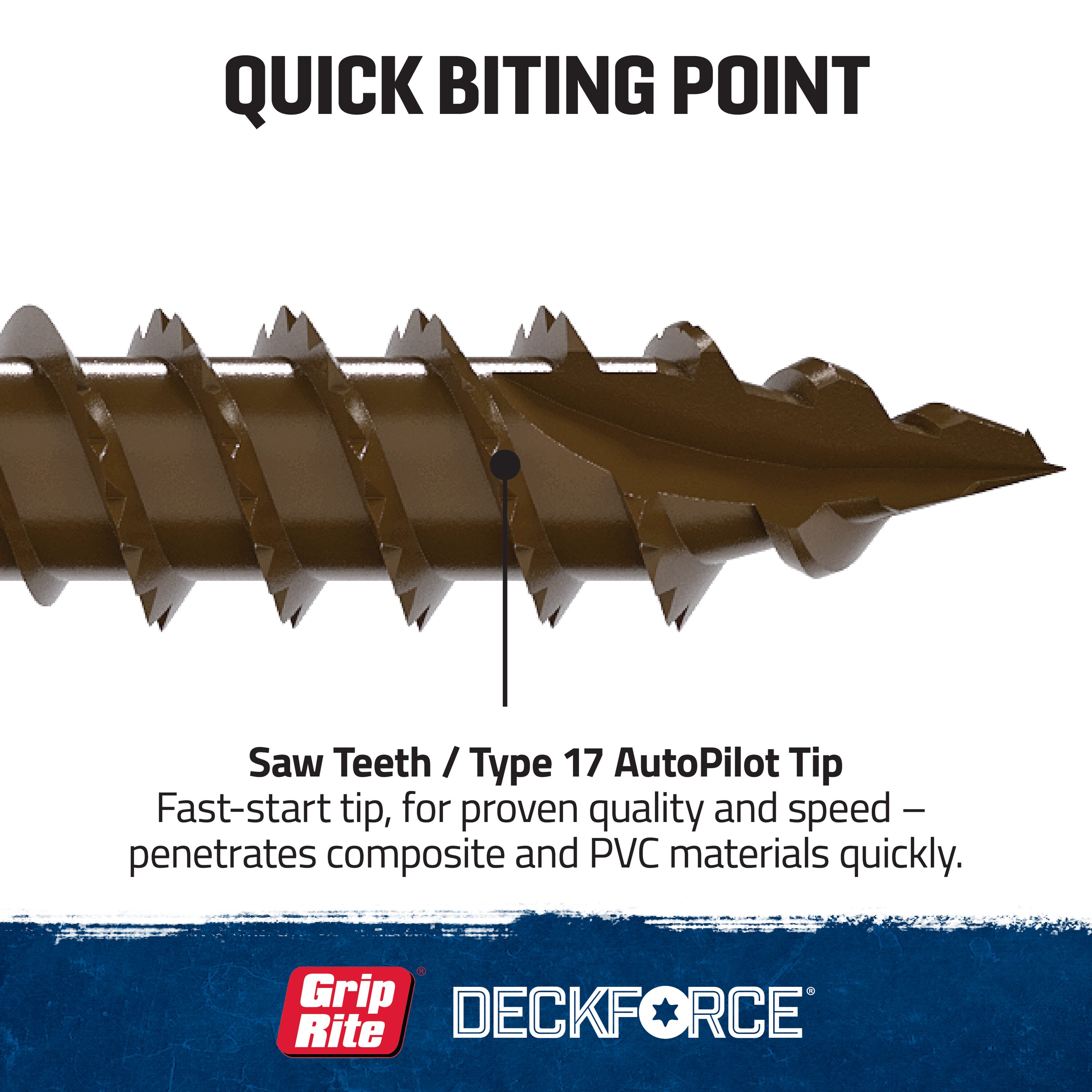 DeckForce by Grip Rite GRDFCS212ACA10BK Deck-Screws - View #8