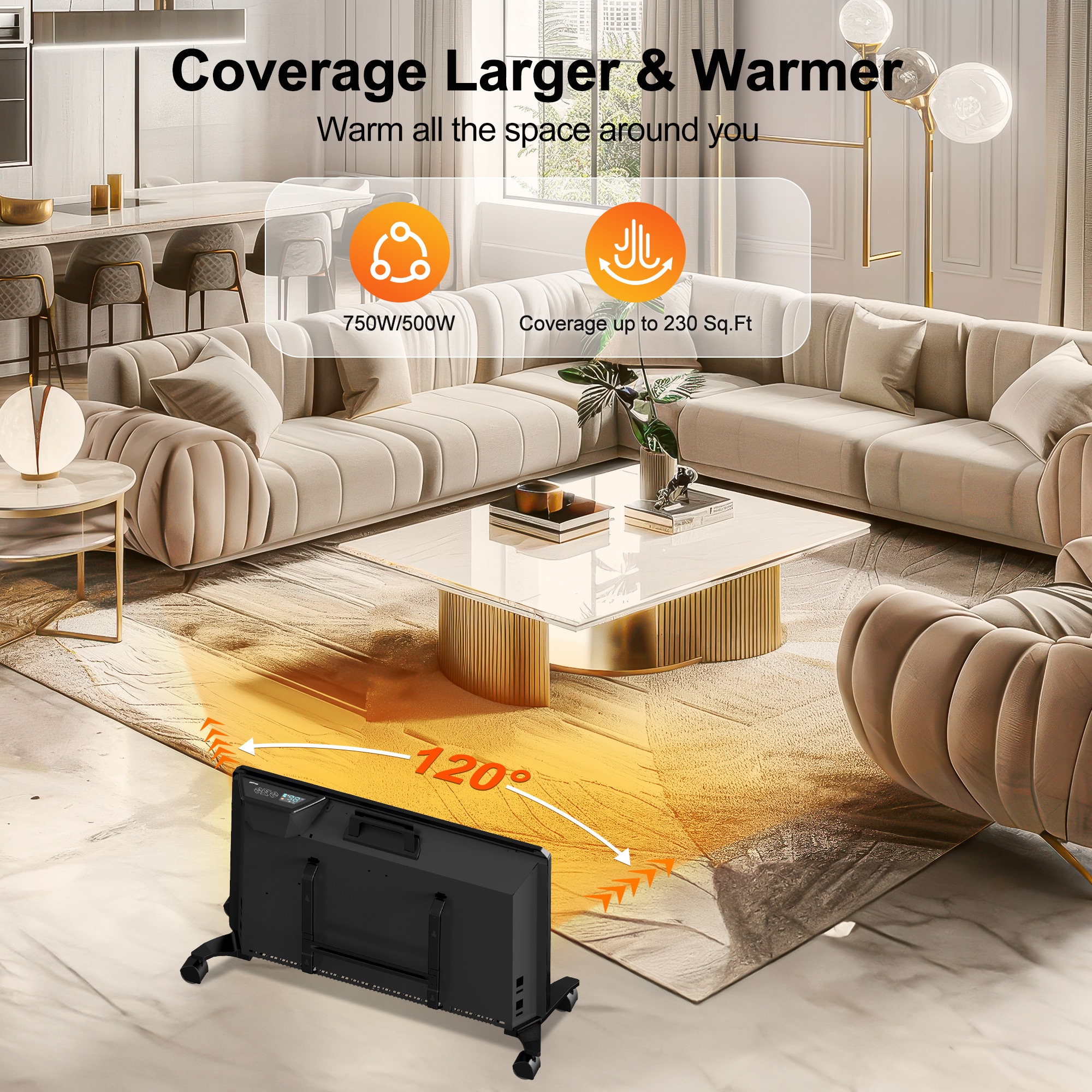 EdenDirect NCBK0408006 Portable-Electric-Heat - View #3