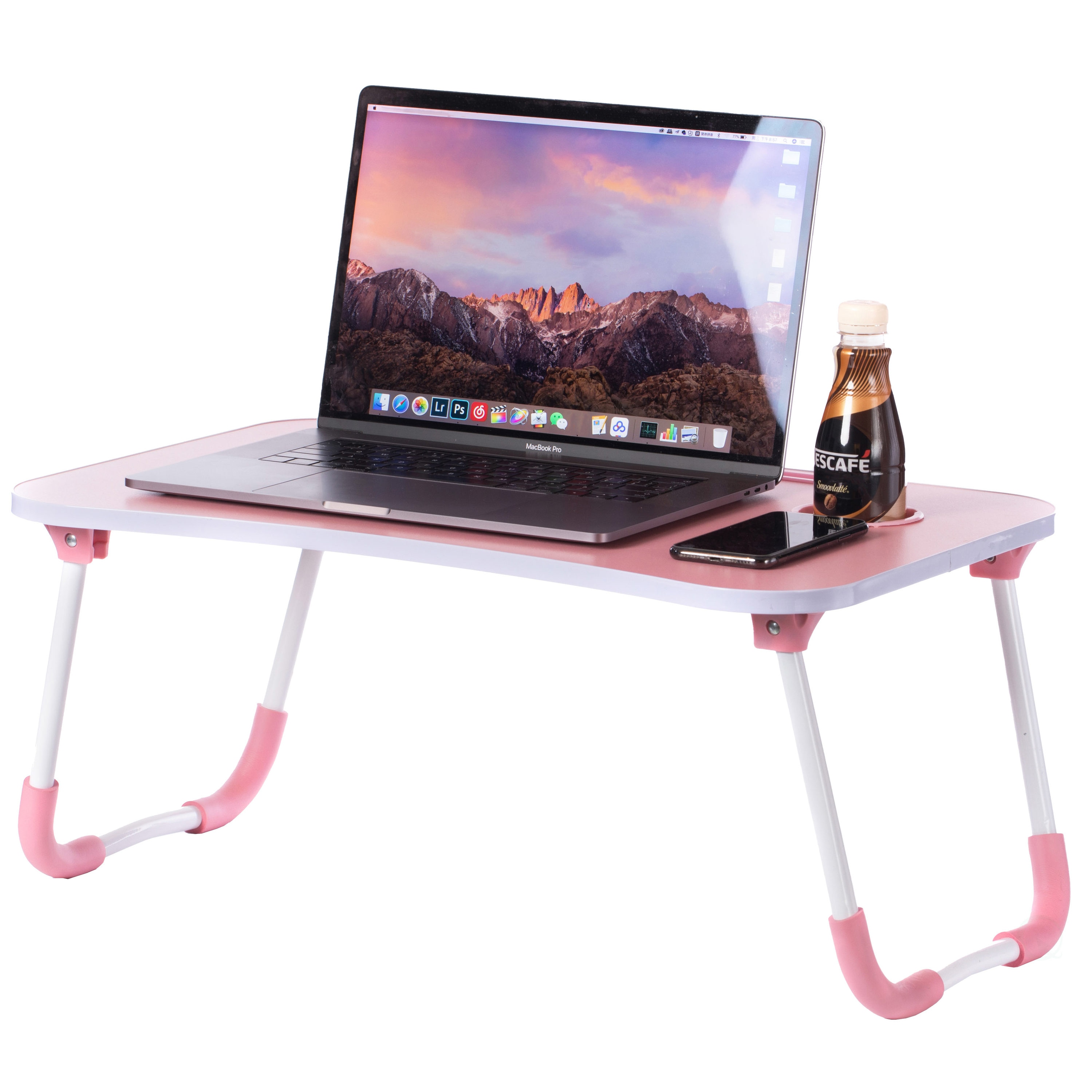 Metal Portable Laptop Foldable Base For Macbook Pro Lapdesk Pc Laptop  Notebook Cooling Pad Lifting Plate 