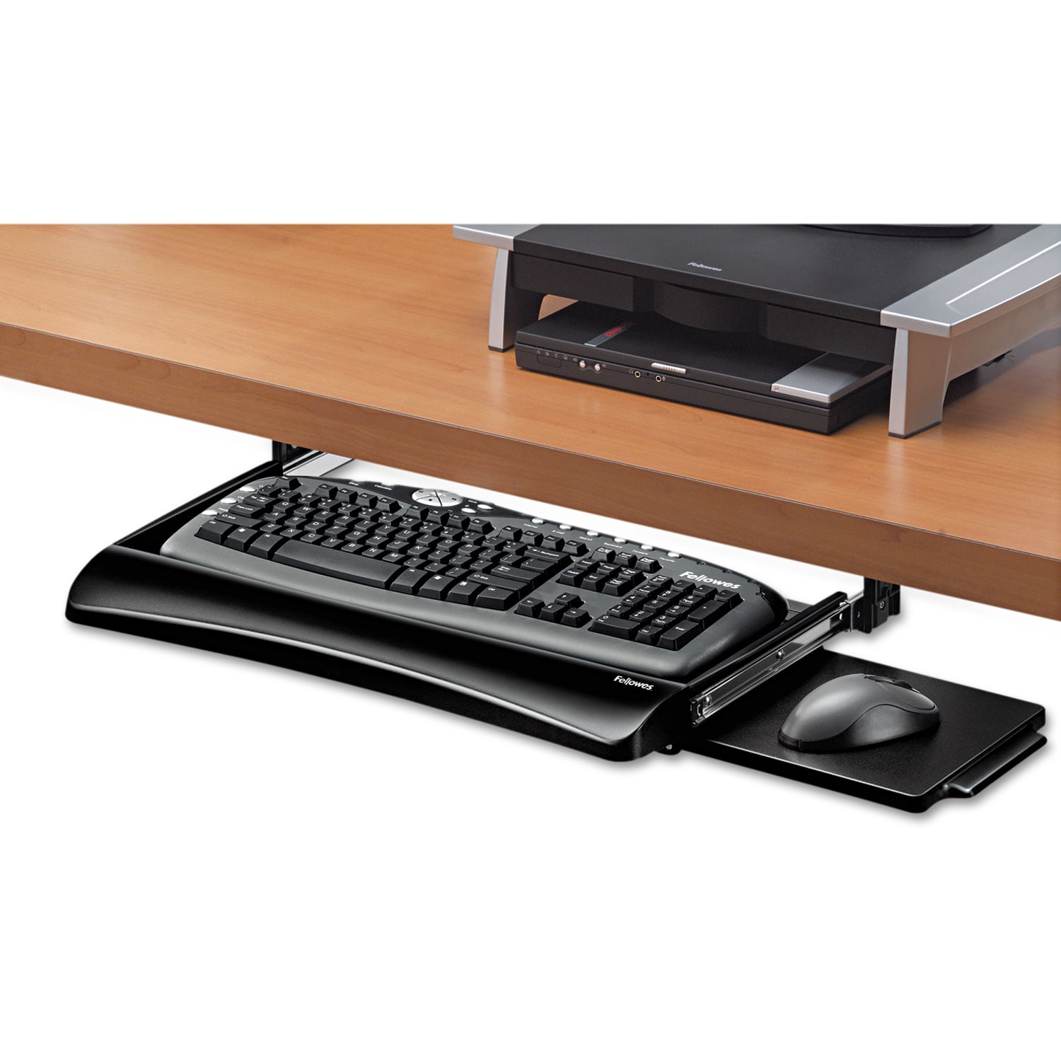 Fellowes Office Suites Underdesk Keyboard Drawer 20.13w X 7.75d Black