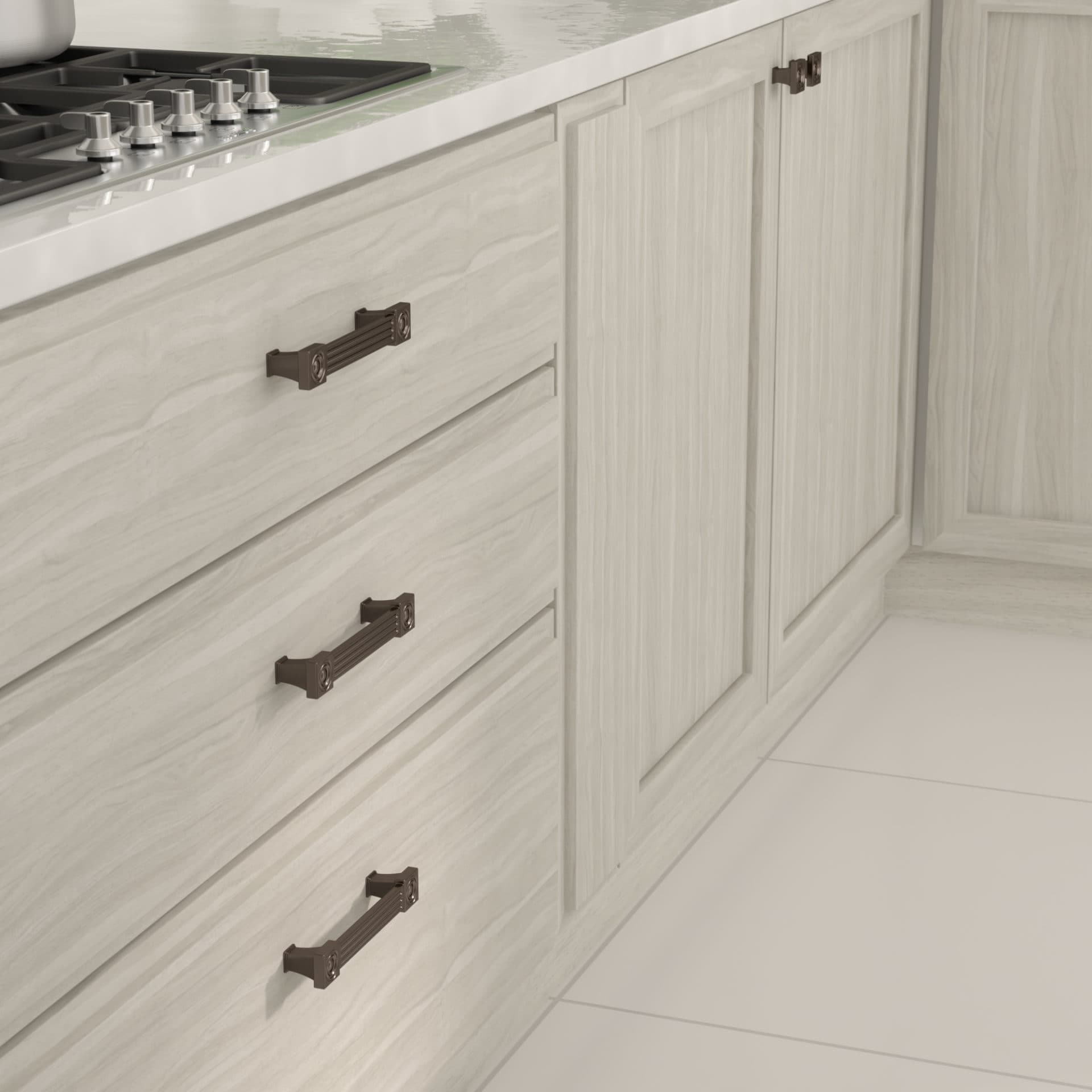 Richelieu BP8822128HBRZ Cabinet-Pulls - View #4