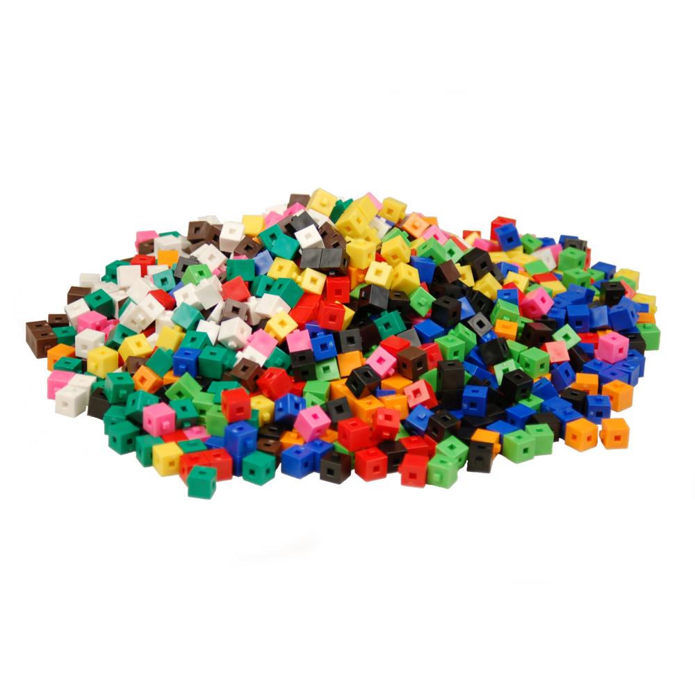 Learning Advantage CTU7640 Centimeter Cubes, Interlocking, Set of 1,000