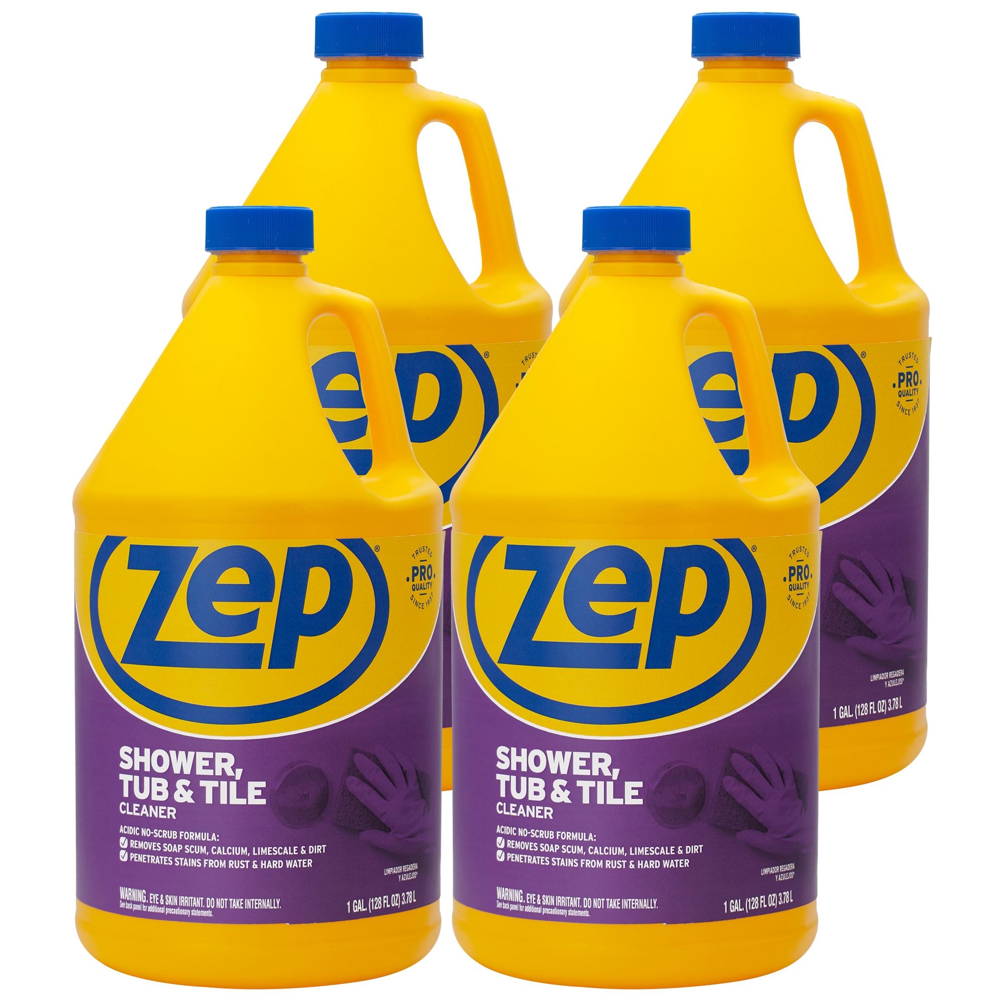 Zep 4-Pack 128-fl oz Shower and Bathtub Cleaner