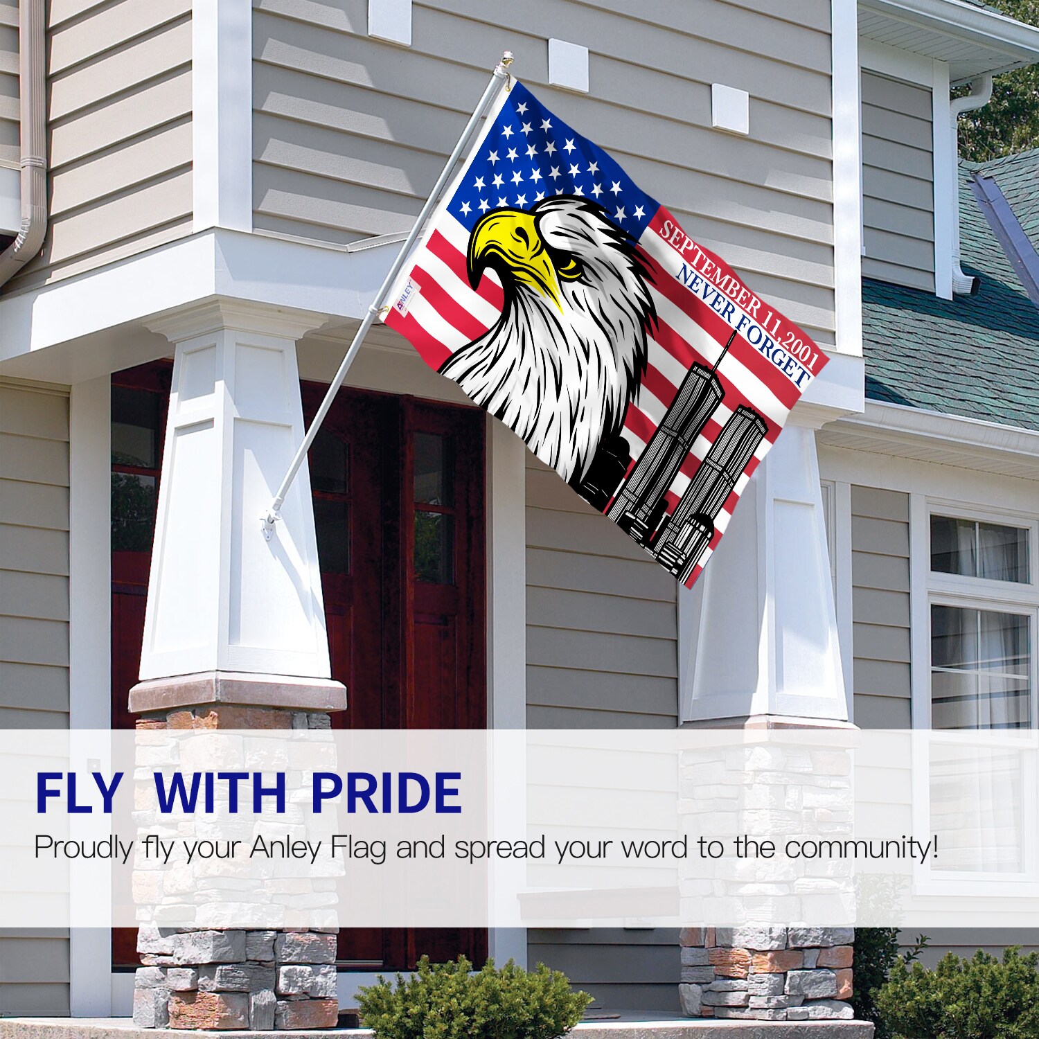  ANLEY Fly Breeze 3x5 Feet US Bald Eagle Decorative