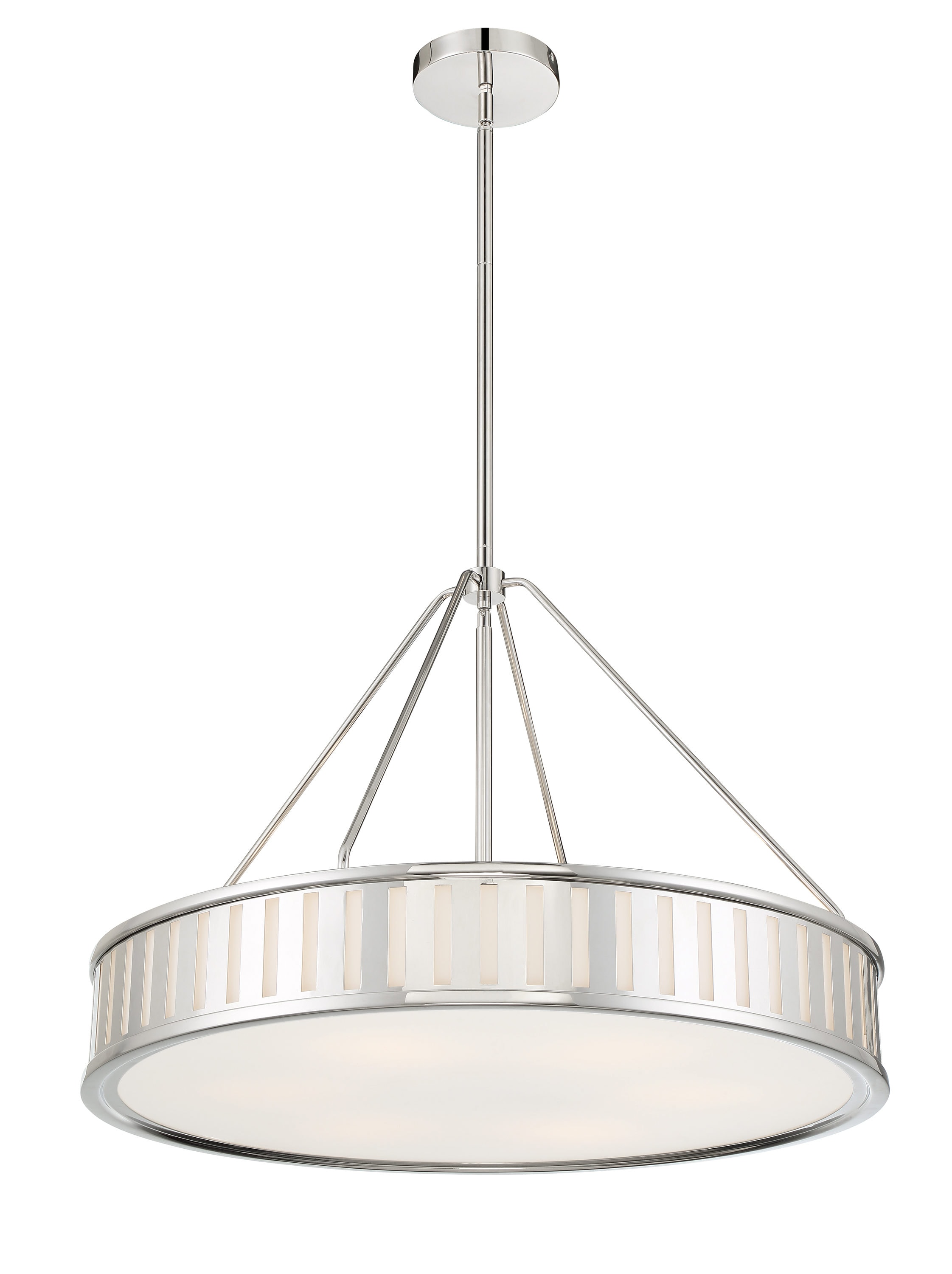 Crystorama KEN-8306-PN Pendant-Lights - View #2