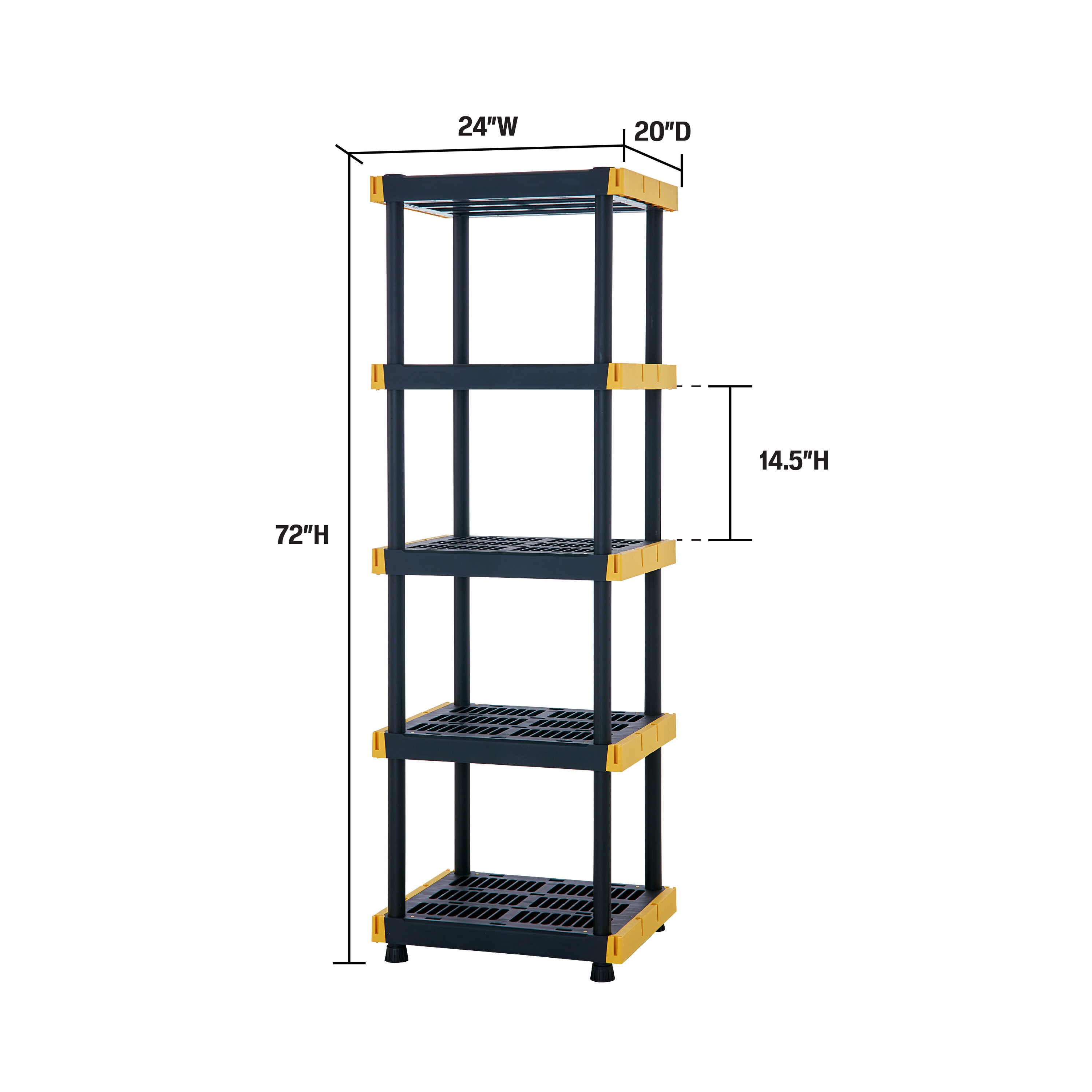 Project Source 5194394 Free-Standing-Shelving - View #2
