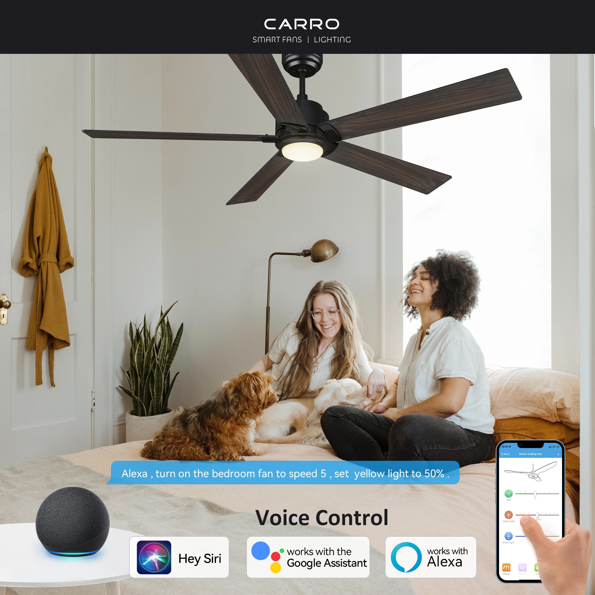 CARRO USA LS605J1-L11-BG-1 Ceiling-Fans - View #2