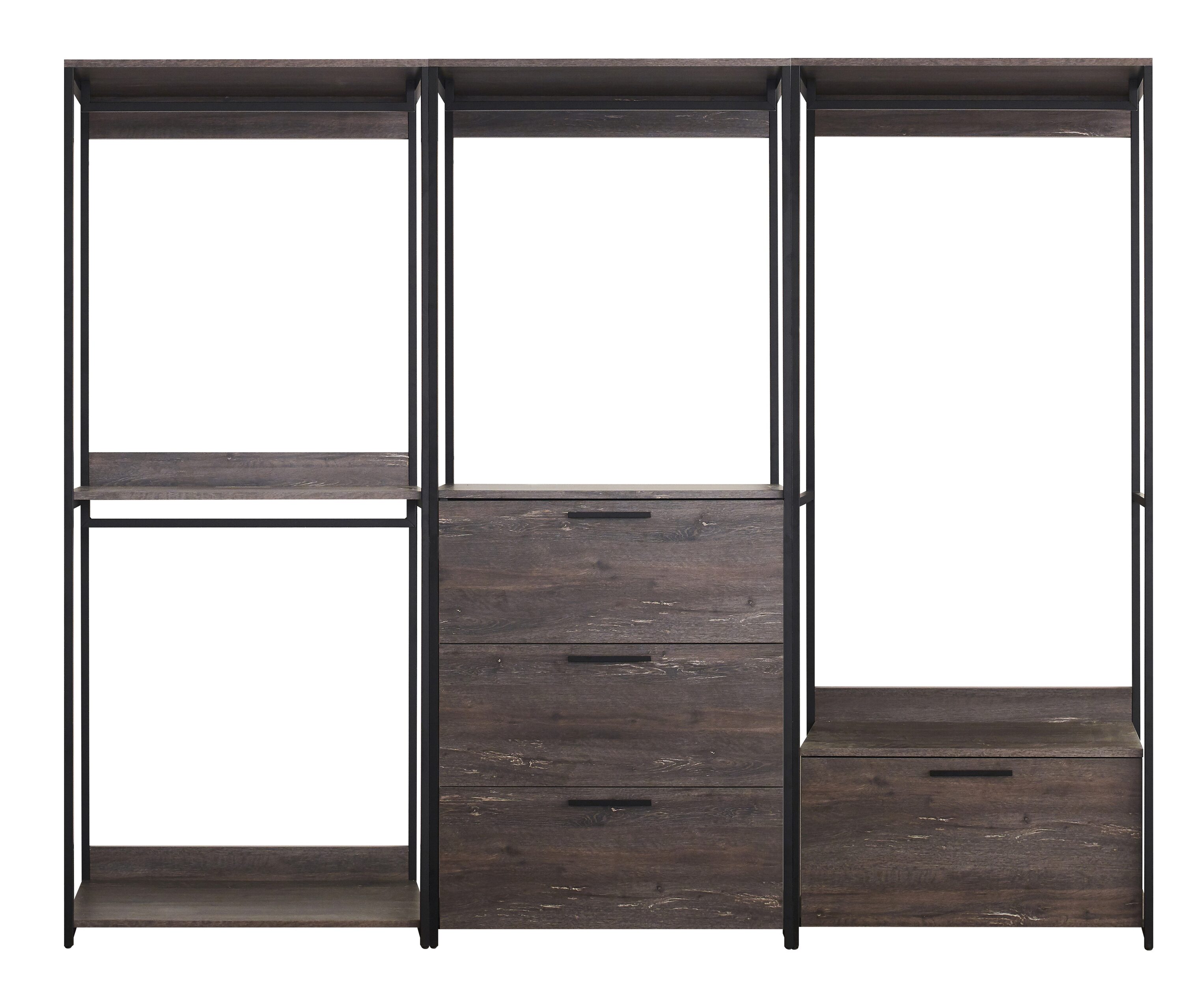 Klair Living MONICA-ACF Wood-Closet-Kits - View #11
