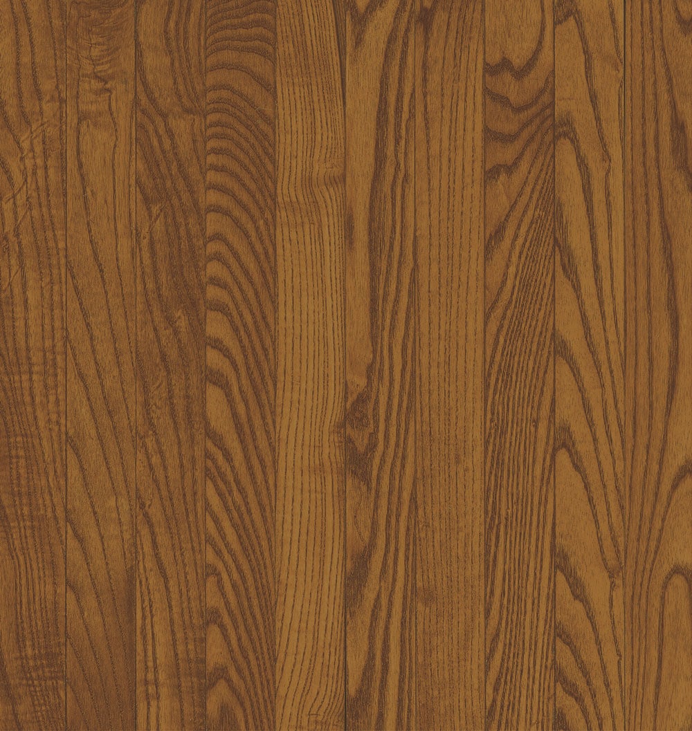 Bruce America's Best Choice Gunstock Oak 3-1/4-in W x 3/4-in T x Varying Length Smooth/Traditional Solid Hardwood Flooring (22-sq ft) in Brown -  ABC1401