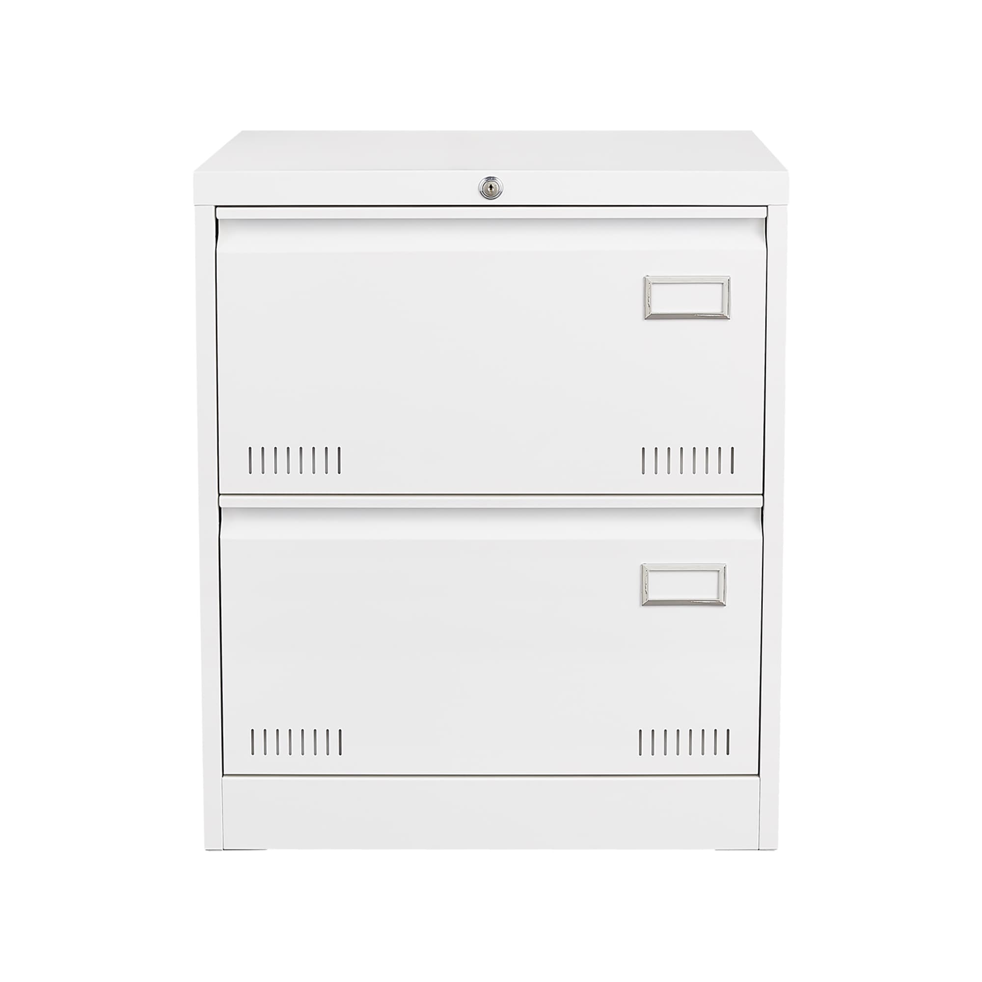 SINOFURN SYD050002WT White 2 -Drawer 23.6-in File Cabinet