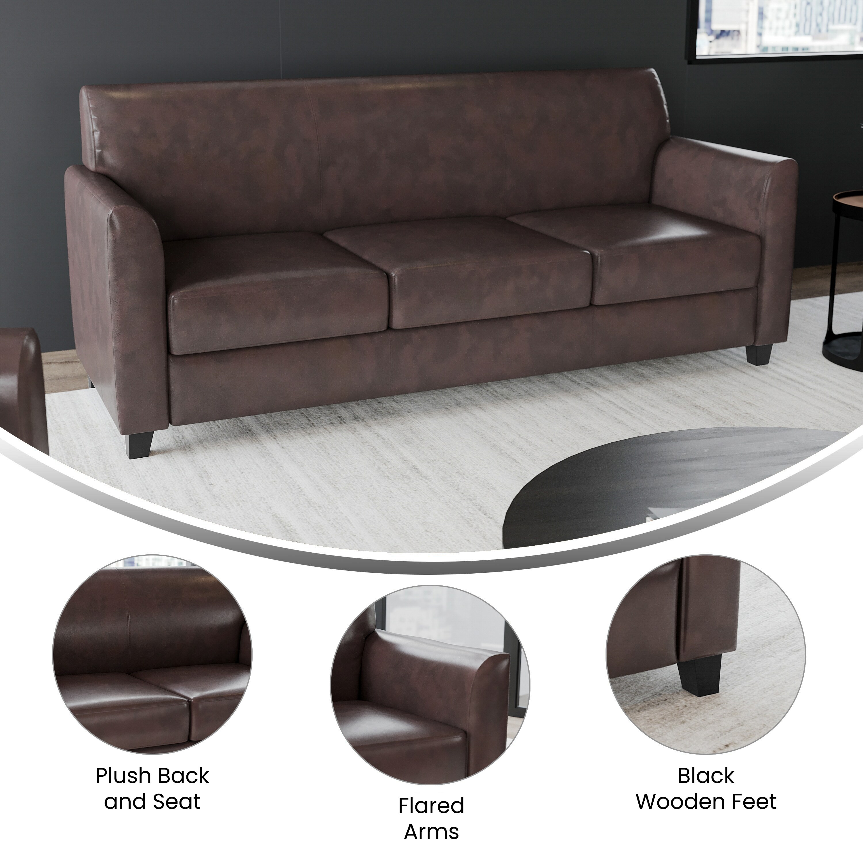Flash Furniture 847254054447 Sofas-Loveseats - View #3