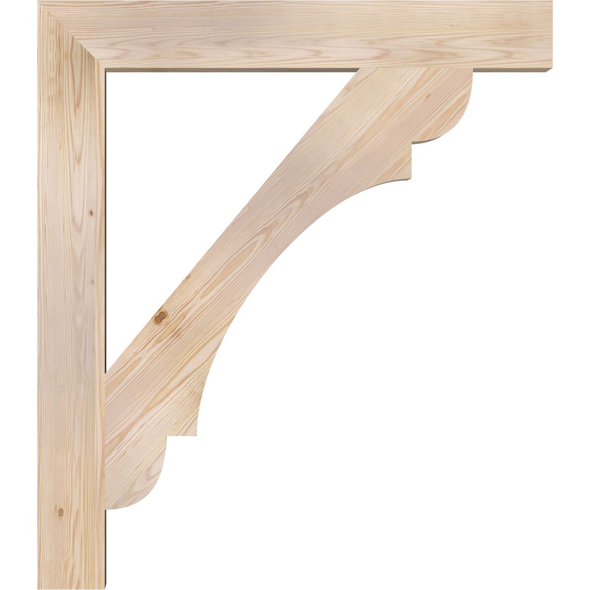 Ekena Millwork BKT06X42X48OLY05SDF Exterior-Brackets-Braces - View #3