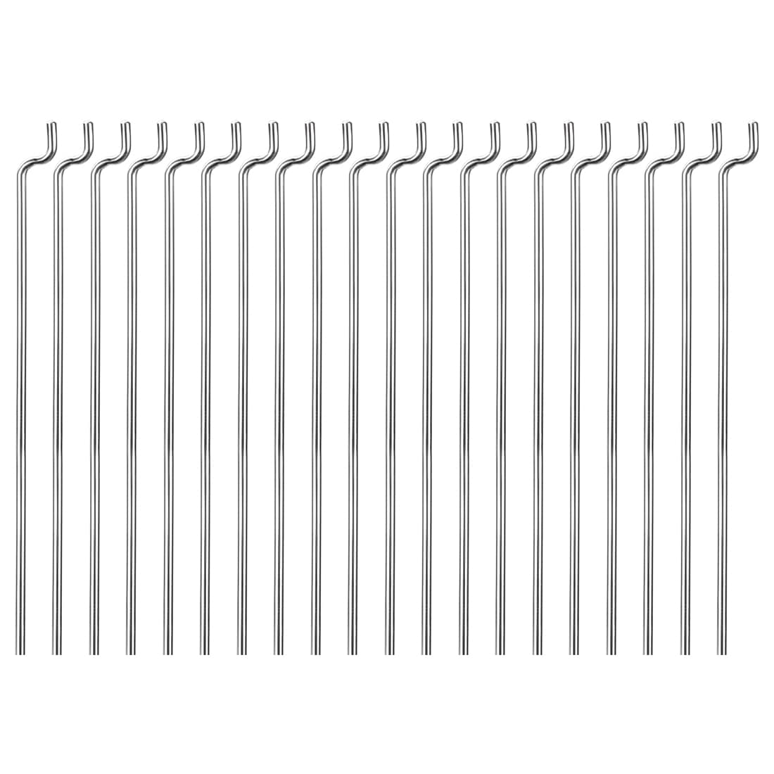 Unique Bargains 1.2mm x 340mm 13.3 Inch Steel Z Pull/Push Rods Parts for RC Airplane Plane Boat Replacement 20pcs #S25093000UX7230