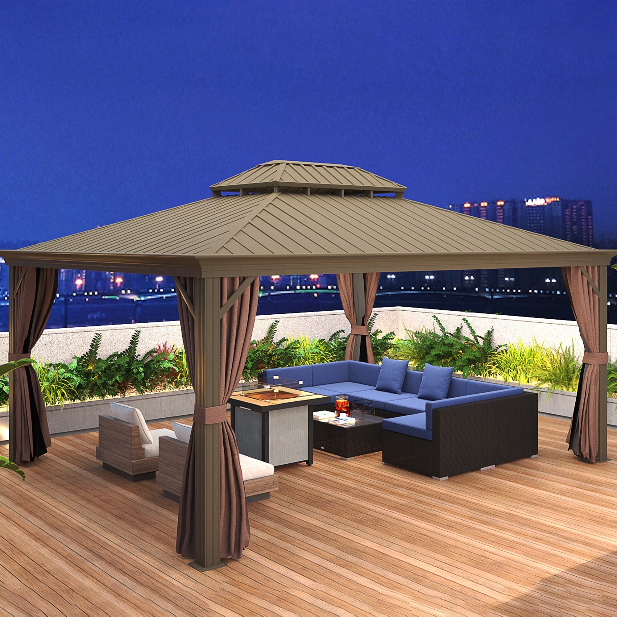 Outsunny 860-020V01BU Patio-Conversation-Sets - View #7