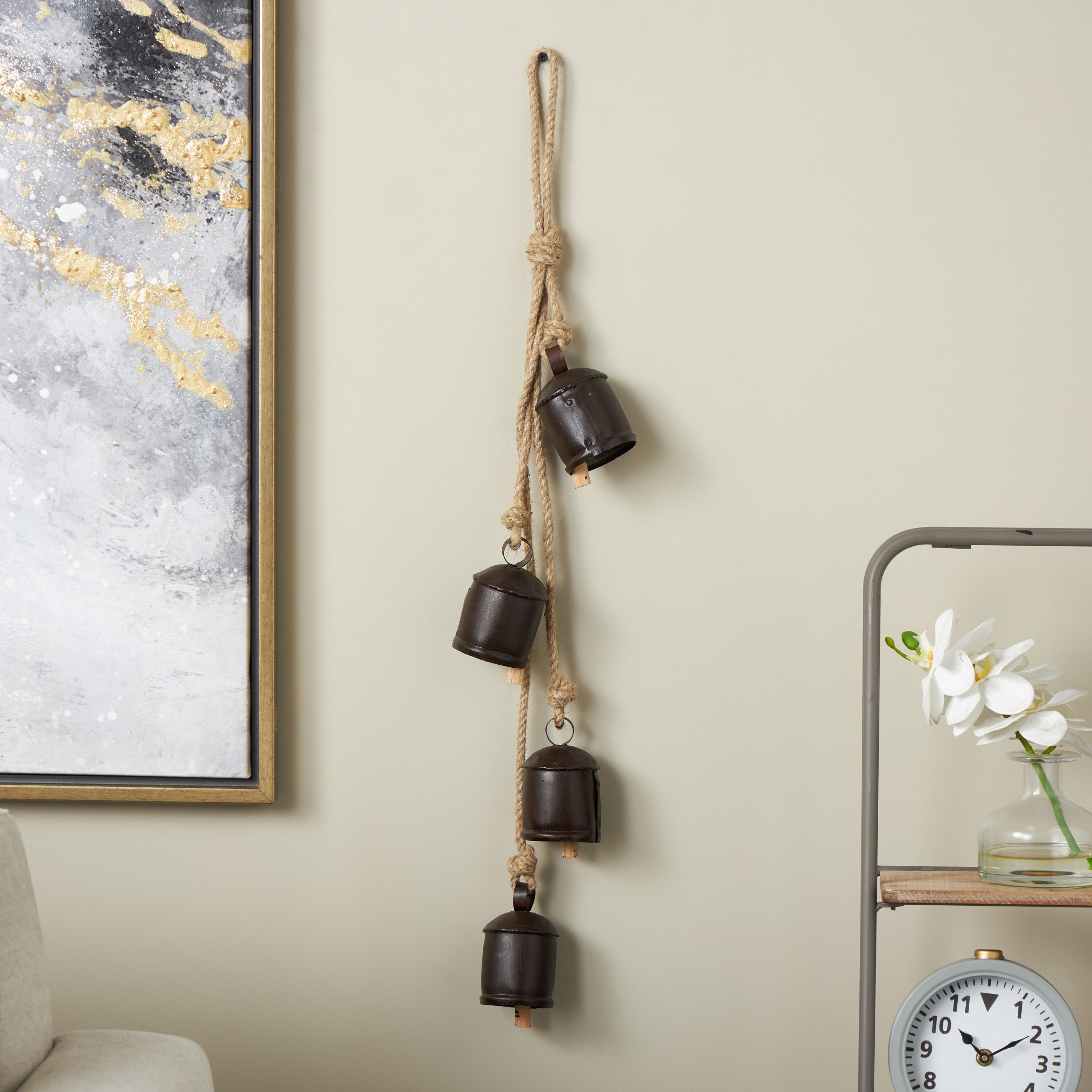 Grayson Lane 823578 Black Iron Modern Decor set