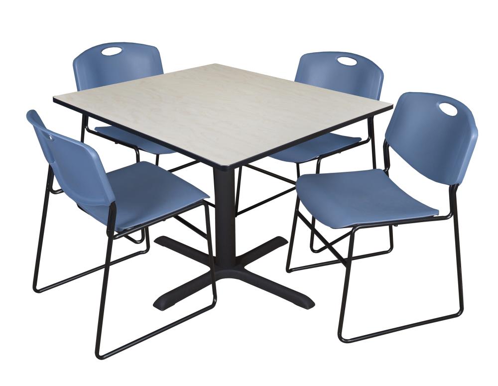 Regency TB4848PL44BE Breakroom Off-white 4-Person Training Table (48-in W x 29-in H)