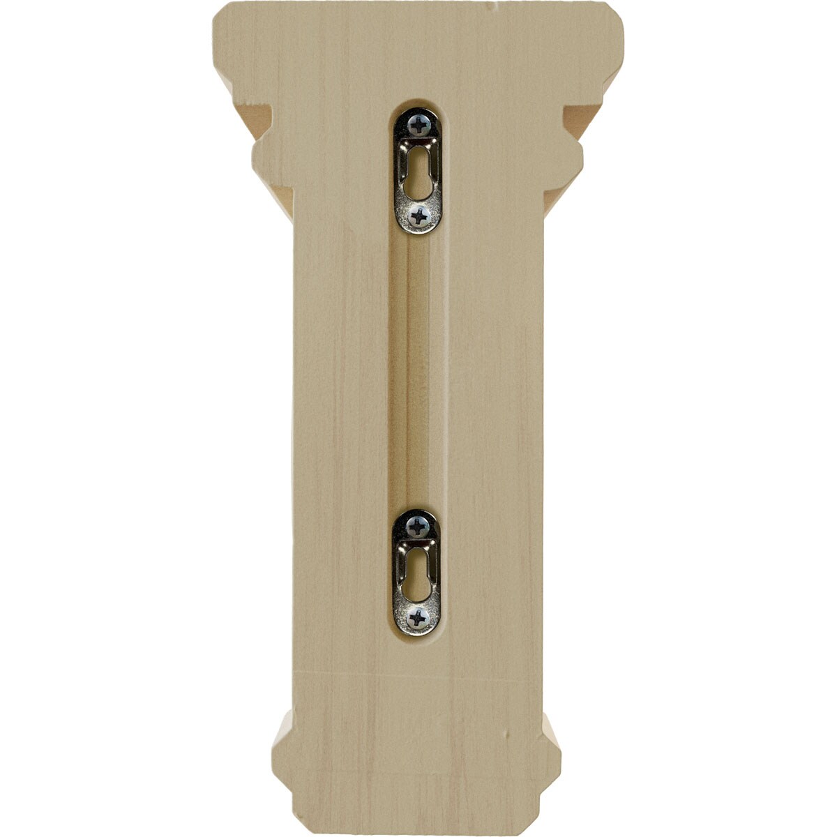 Medium Natural Rubberwood Decorative Corbel 5" x 5.75" x 10"