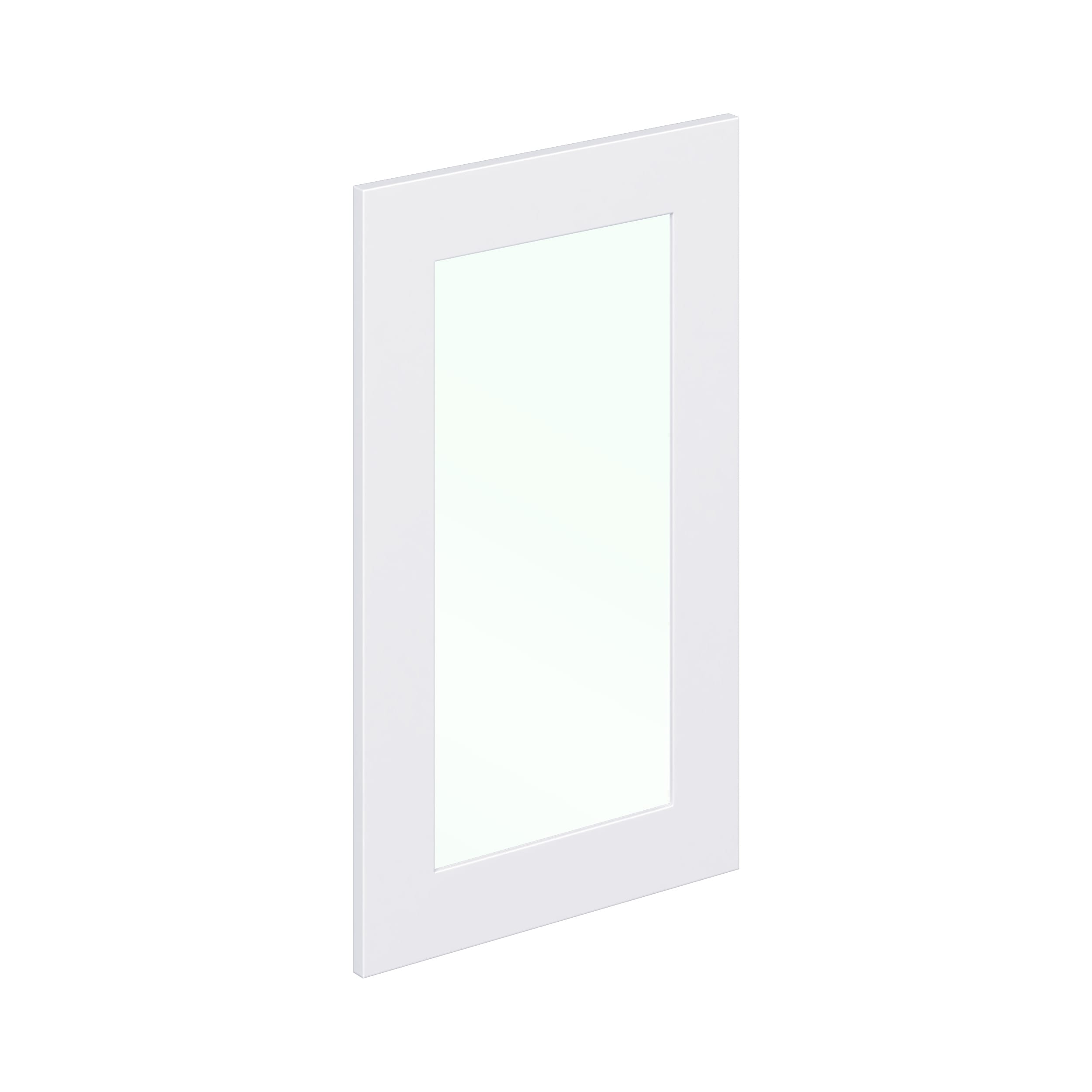 Hugo&Borg DSGDR1830-RM Rosemont 18-in W x 30-in H Glacier White Laminate Base and wall cabinet doors (Fits 15-in wall box )